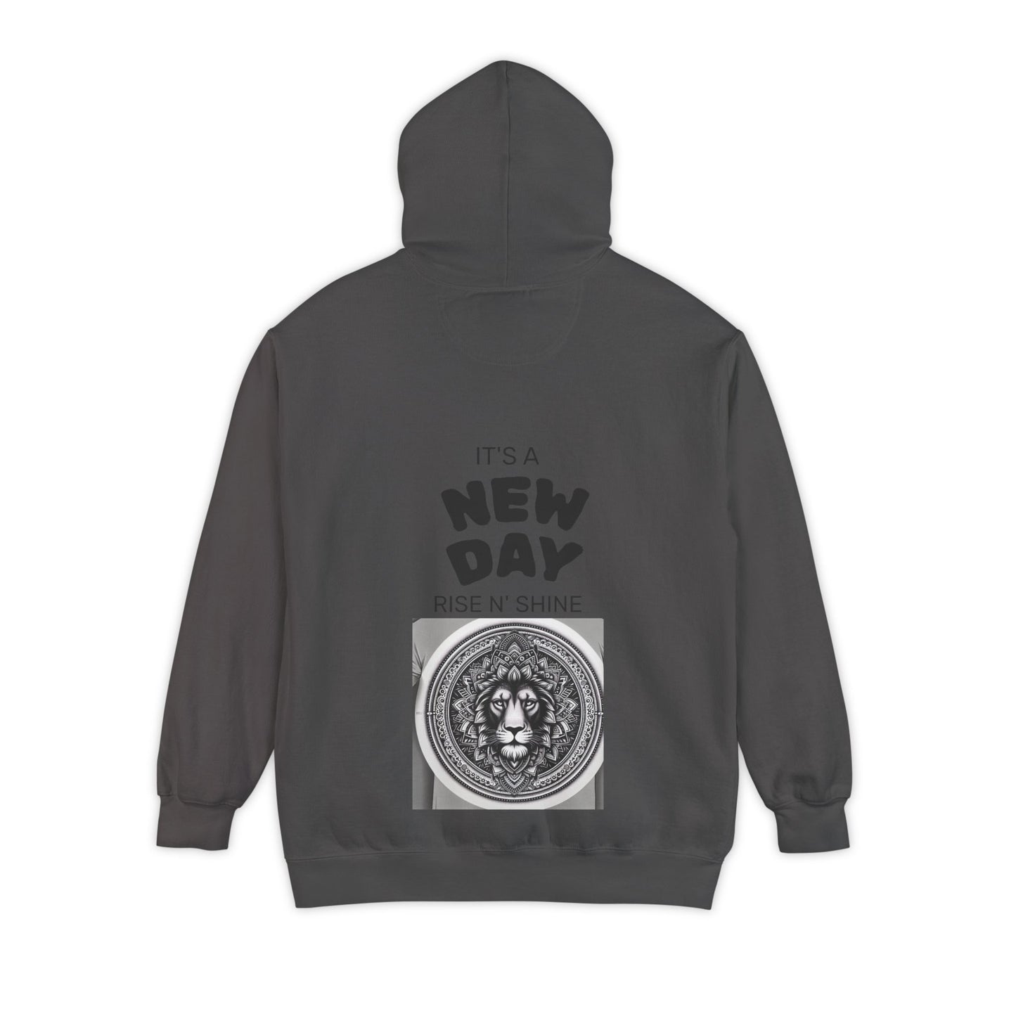 Monochrome Lion Design Hoodie, Cozy Unisex Hoodie, Gift for Him/Her, Stylish Casual Wear, Cool Streetwear