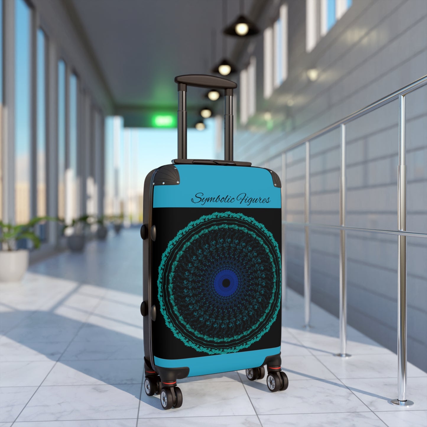 Stylish Travel Suitcase - Mandala Design, Luggage, Travel Accessories, Gift for Travelers, Unique Carry-On