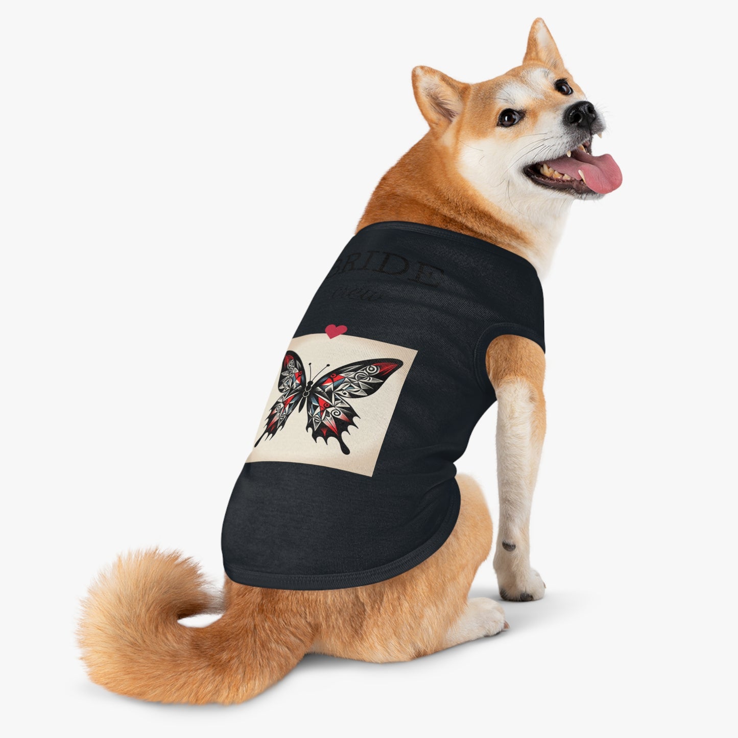 Butterfly Pet Tank Top, Summer Pet Apparel, Cute Dog Shirt, Stylish Cat Tank, Pet Gift for Warm Days, Pet Fashion