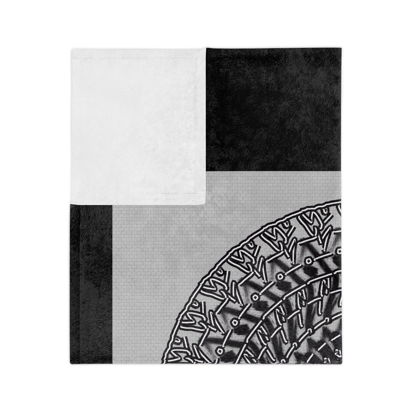 Cozy Mandala Velveteen Microfiber Blanket - Perfect for Home Decor & Gifting