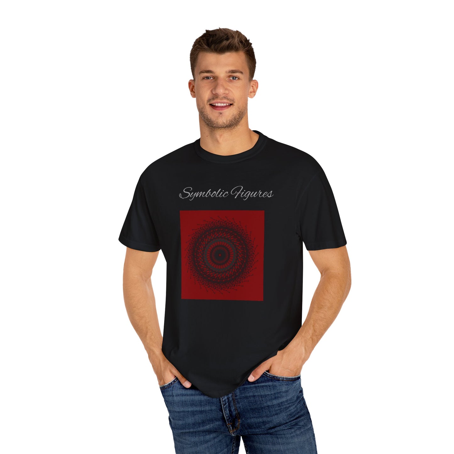 Red Mandala Inspired T-Shirt