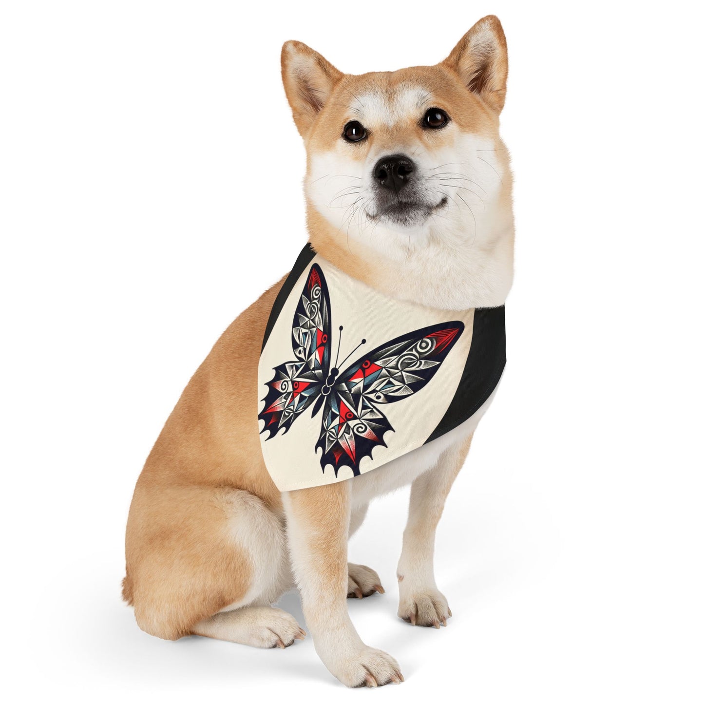 Stylish Pet Bandana Collar for Dogs, Butterfly Design, Trendy Dog Accessory, Perfect for Pets, Pet Fashion, Gift for Dog Lovers