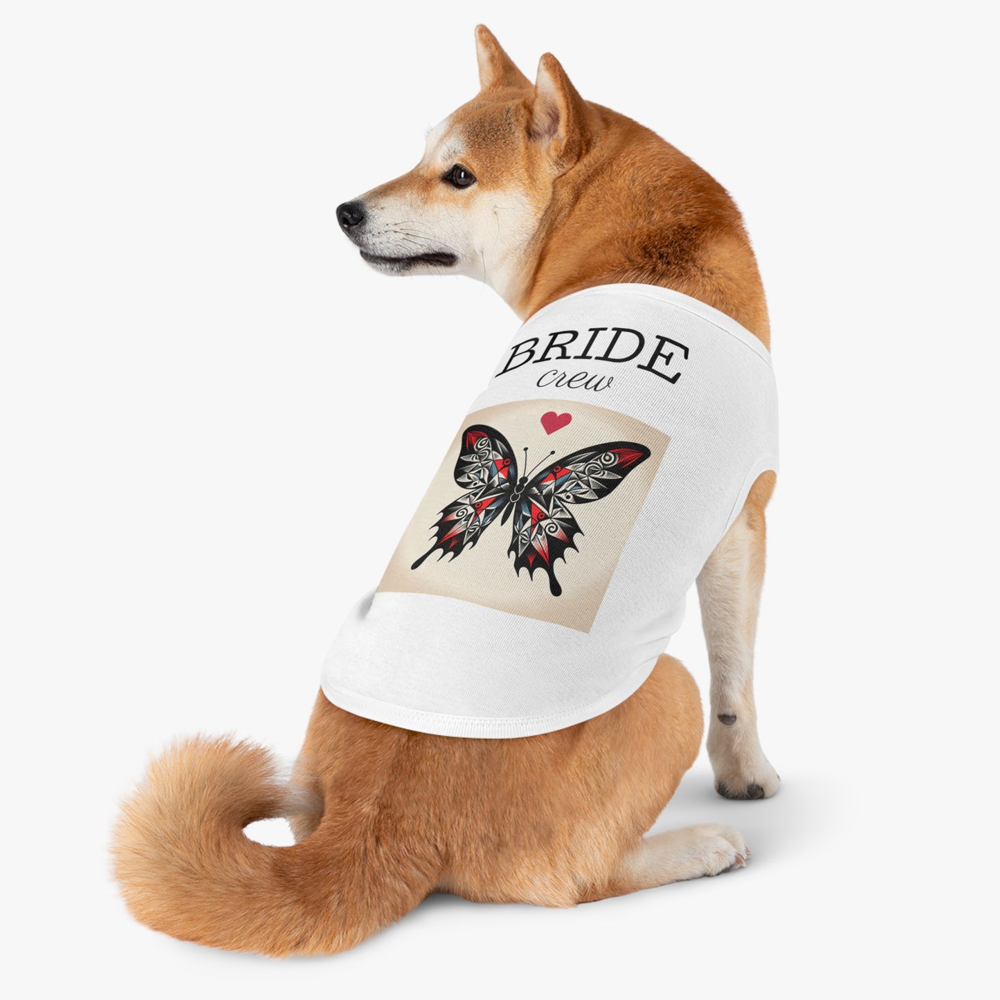 Butterfly Pet Tank Top, Summer Pet Apparel, Cute Dog Shirt, Stylish Cat Tank, Pet Gift for Warm Days, Pet Fashion