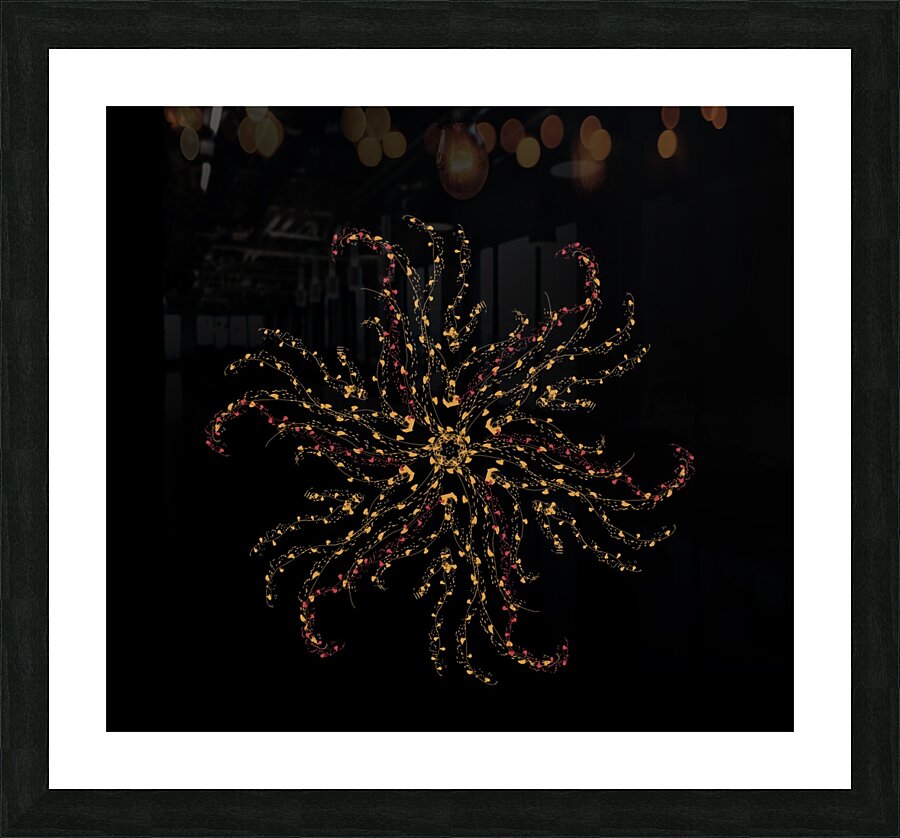Rangoli Designs – LV 005 **Eco-conscious Appeal**: Crafted from sustainable materials, this art piece supports eco-friendly choices while providing a light-emitting brilliance.