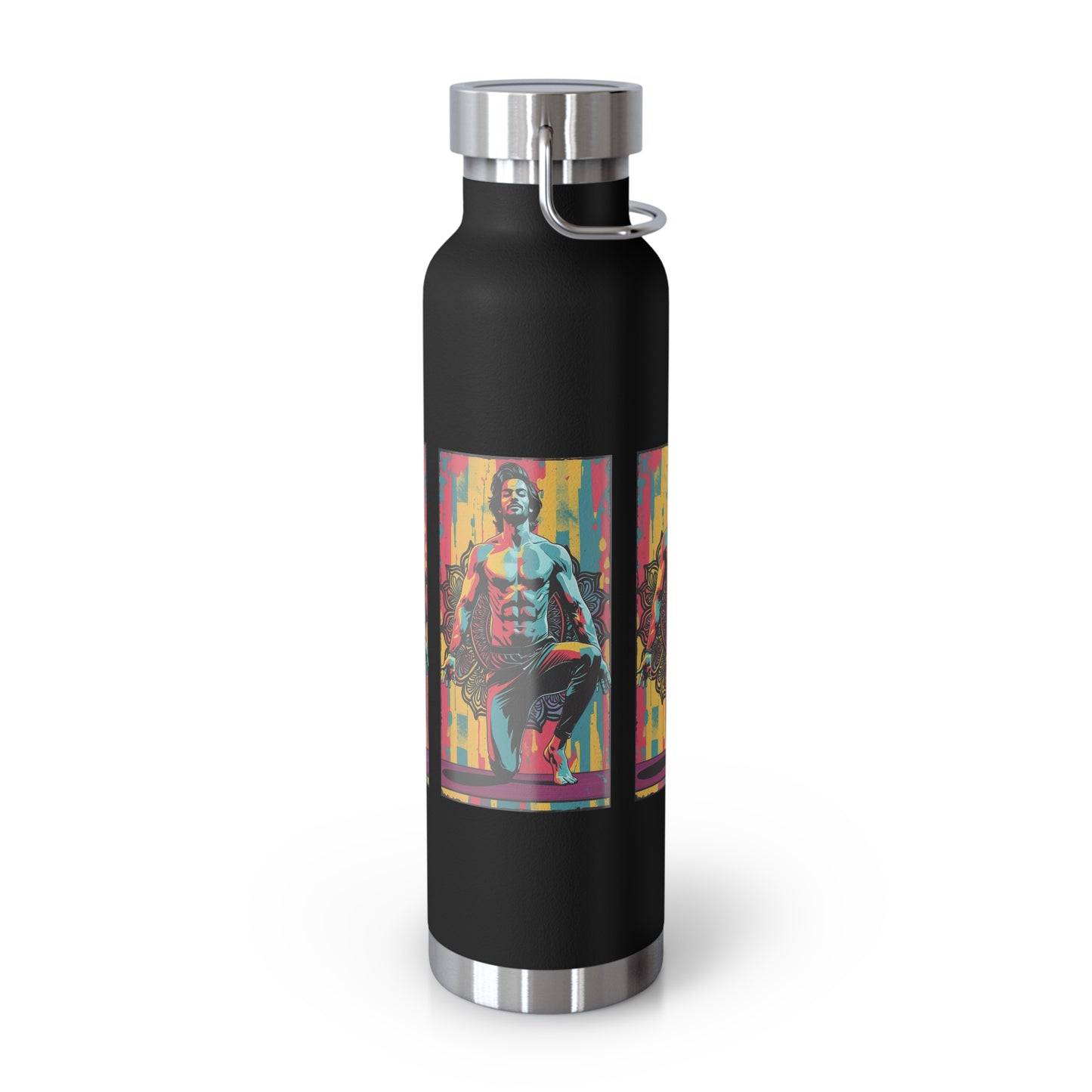 Colorful Insulated Water Bottle - 22oz - Perfect for Fitness, Travel, Hydration, Gifts & Eco-Conscious Living