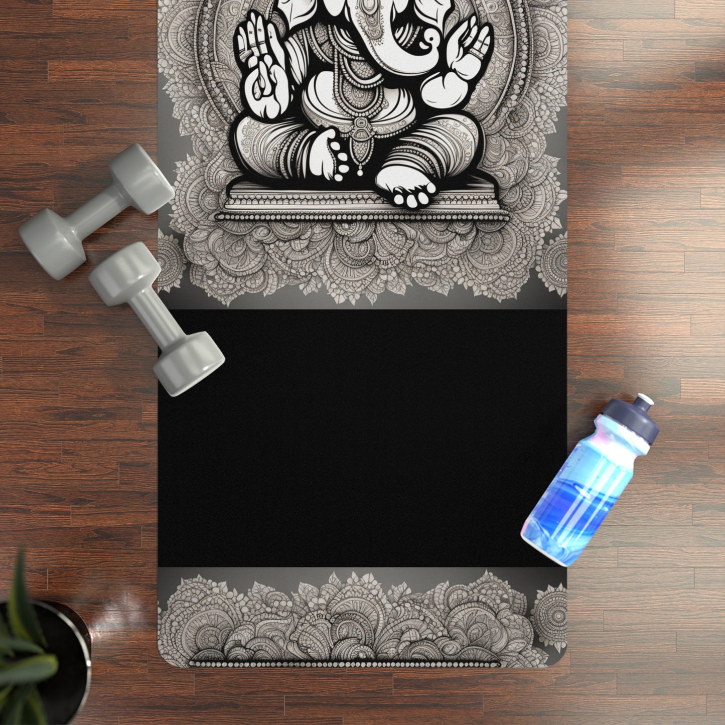 Yoga Mat - Ganesha Mandala Inspired