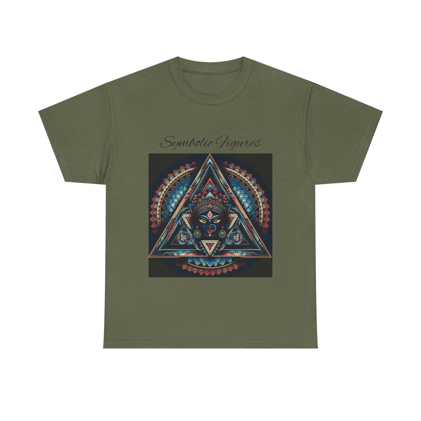 Symbiotic Figures Graphic Tee, Unisex Cotton T-Shirt, Psychedelic Art Shirt, Bohemian Style Tee, Mindful Wear, Festival Clothing