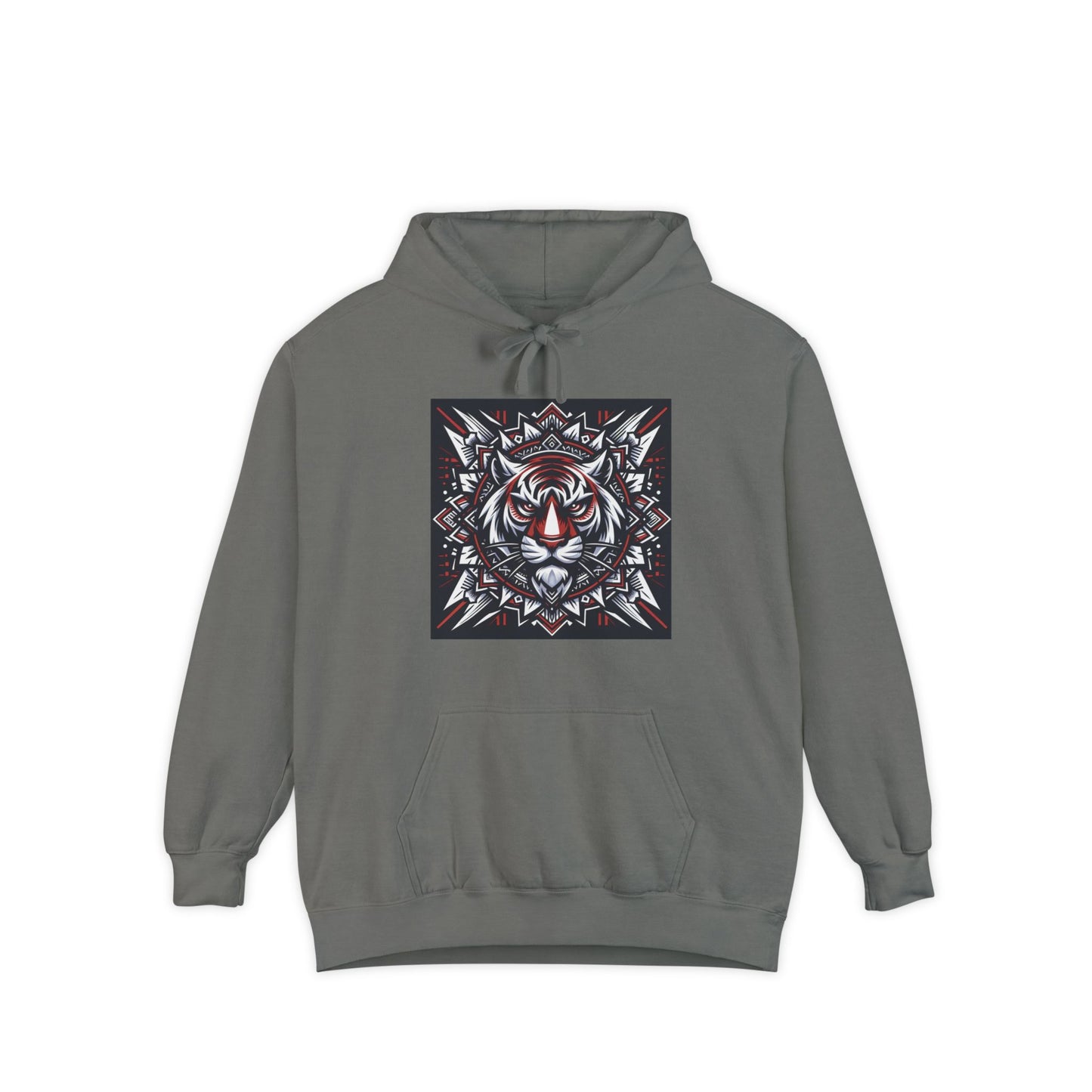 Fearless Tiger Design Hoodie, Cozy Unisex Hoodie, Gift for Him/Her, Stylish Casual Wear, Cool Streetwear