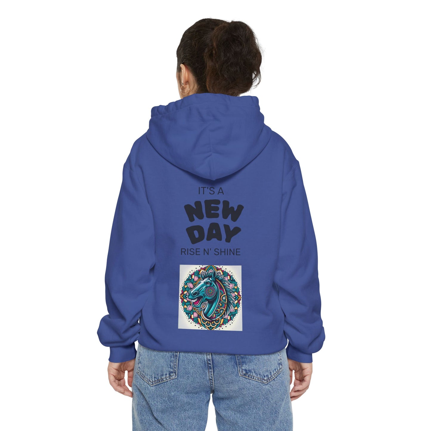 Mustang Design Hoodie, Cozy Unisex Hoodie, Gift for Him/Her, Stylish Casual Wear, Cool Streetwear