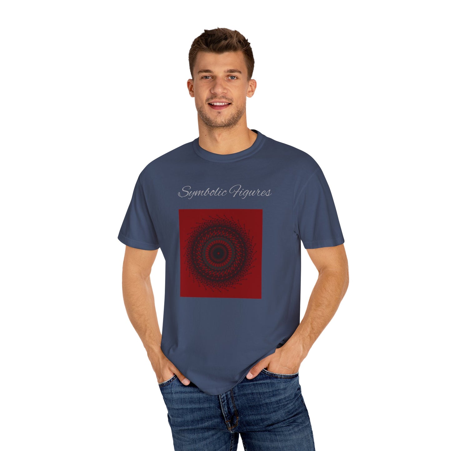 Red Mandala Inspired T-Shirt
