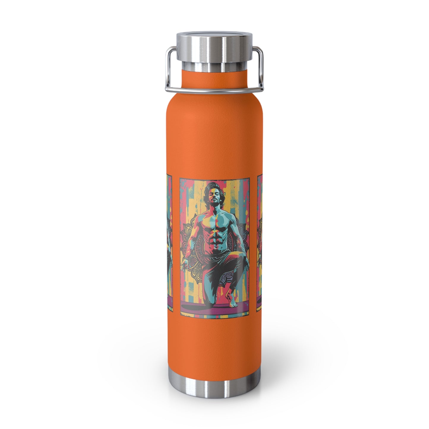 Colorful Insulated Water Bottle - 22oz - Perfect for Fitness, Travel, Hydration, Gifts & Eco-Conscious Living