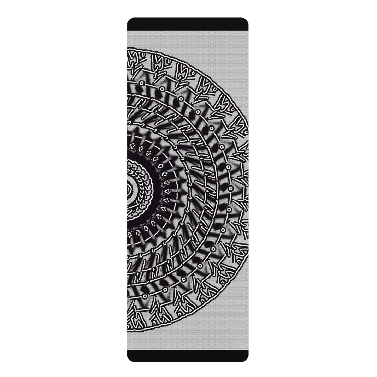 Mandala Pattern Rubber Yoga Mat | Non-Slip Exercise Mat for Yoga and Fitness