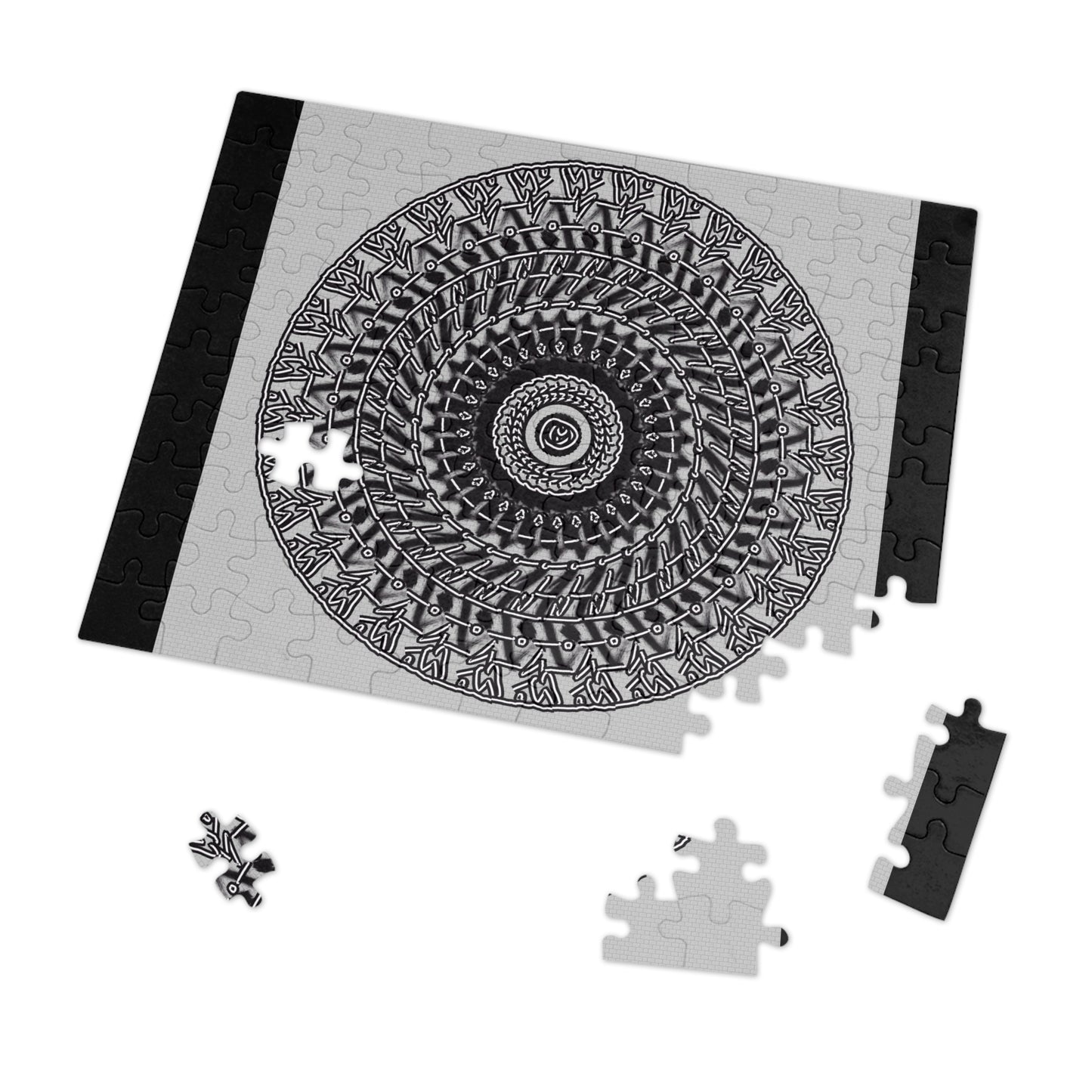 Jigsaw Puzzle with Tin