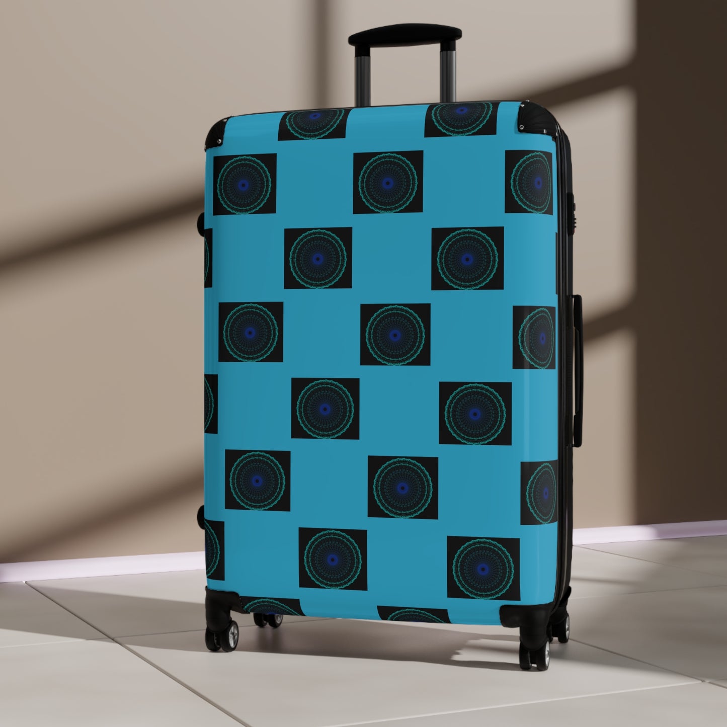 Vibrant Travel Suitcase, Unique Pattern Carry-On, Stylish Luggage for Travelers, Travel Accessories, Gift for Adventurers