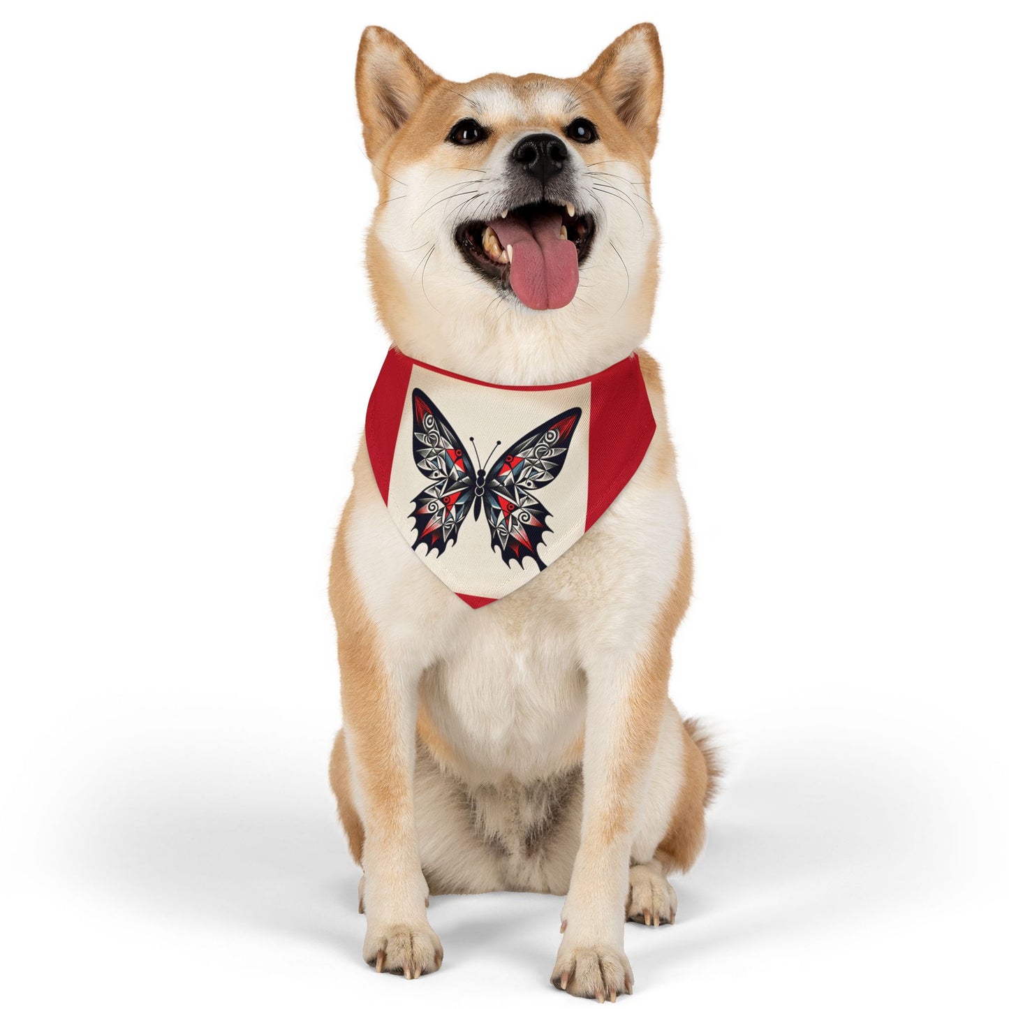Stylish Pet Bandana Collar for Dogs, Butterfly Design, Trendy Dog Accessory, Perfect for Pets, Pet Fashion, Gift for Dog Lovers