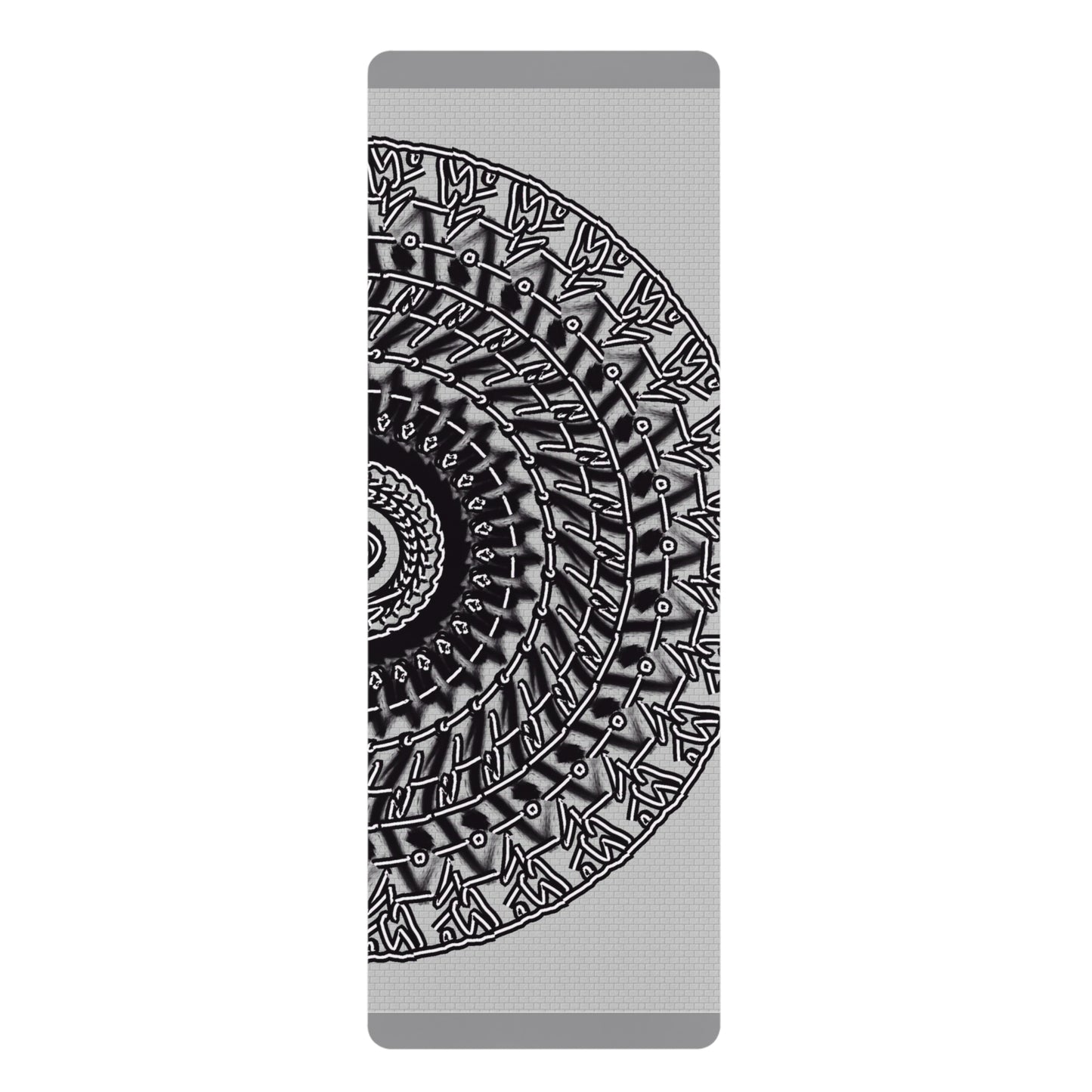 Mandala Pattern Rubber Yoga Mat | Non-Slip Exercise Mat for Yoga and Fitness