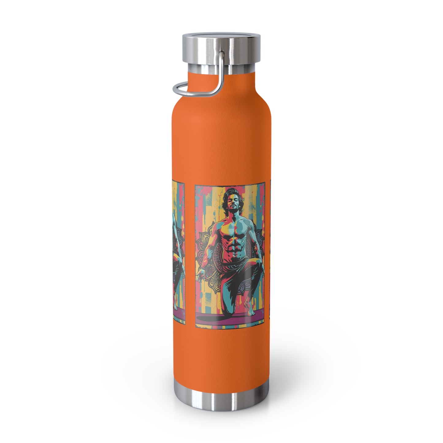 Colorful Insulated Water Bottle - 22oz - Perfect for Fitness, Travel, Hydration, Gifts & Eco-Conscious Living