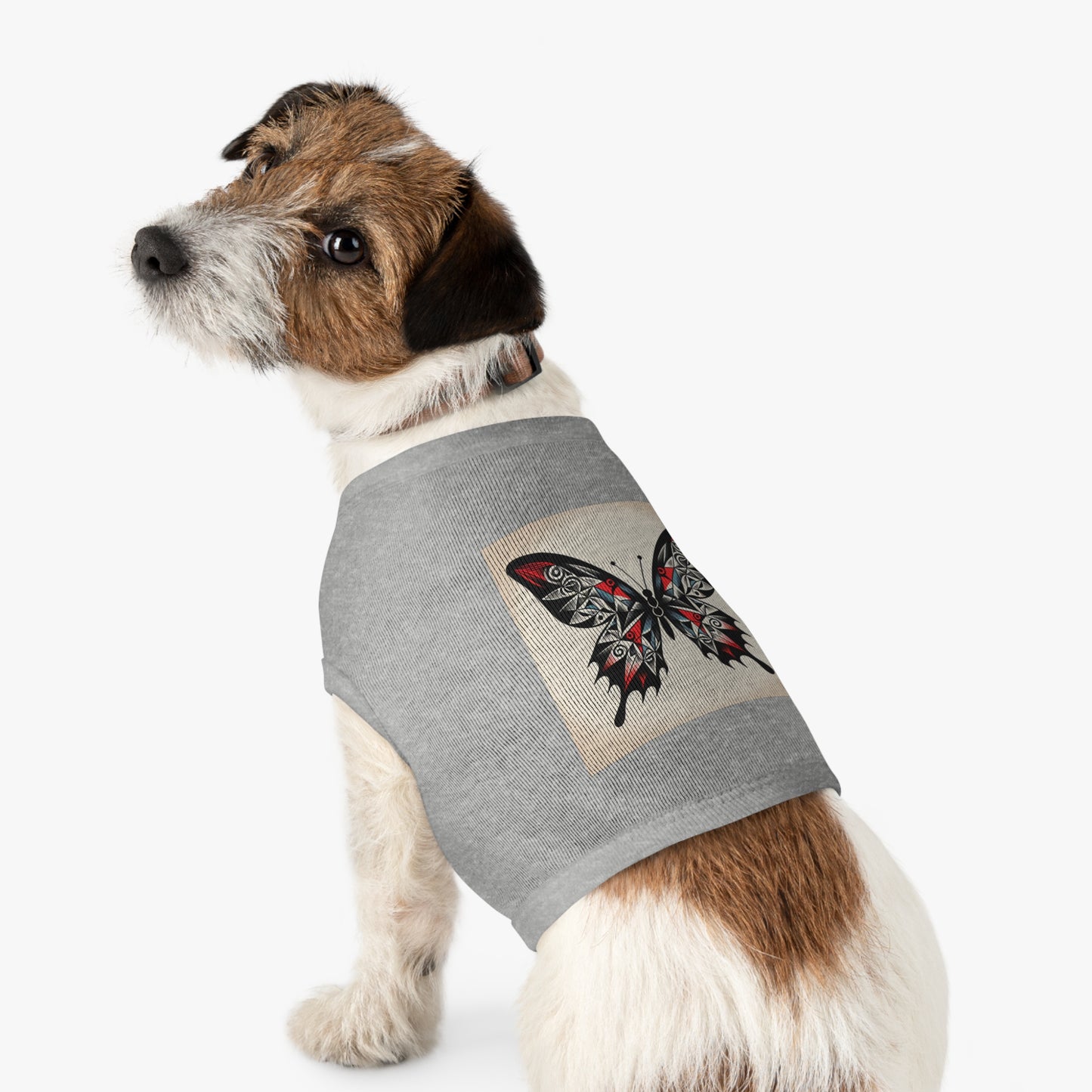 Butterfly Pet Tank Top, Summer Pet Apparel, Cute Dog Shirt, Stylish Cat Tank, Pet Gift for Warm Days, Pet Fashion