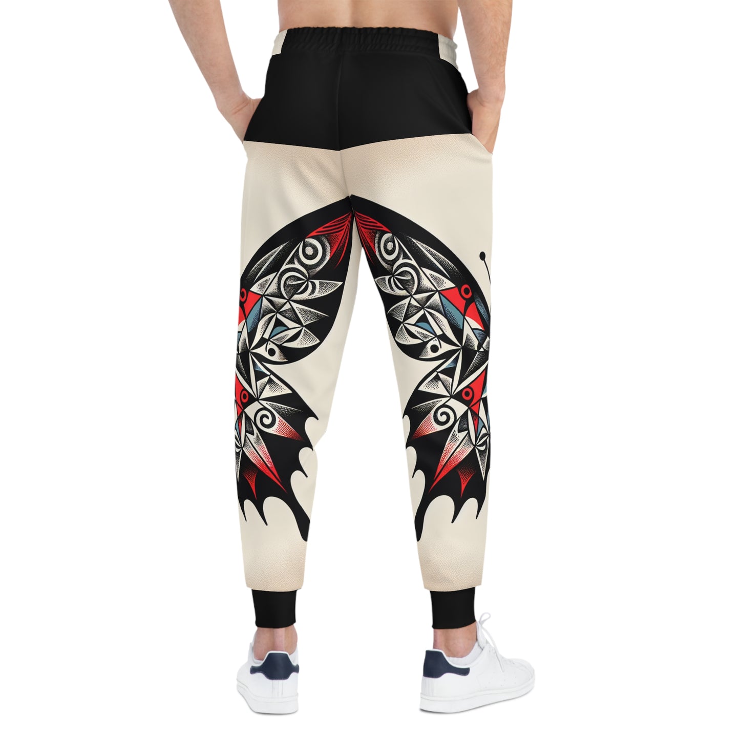 Stylish Butterfly Athletic Joggers, Fitness Wear, Workout Pants, Casual Joggers, Gift for Active Lifestyle