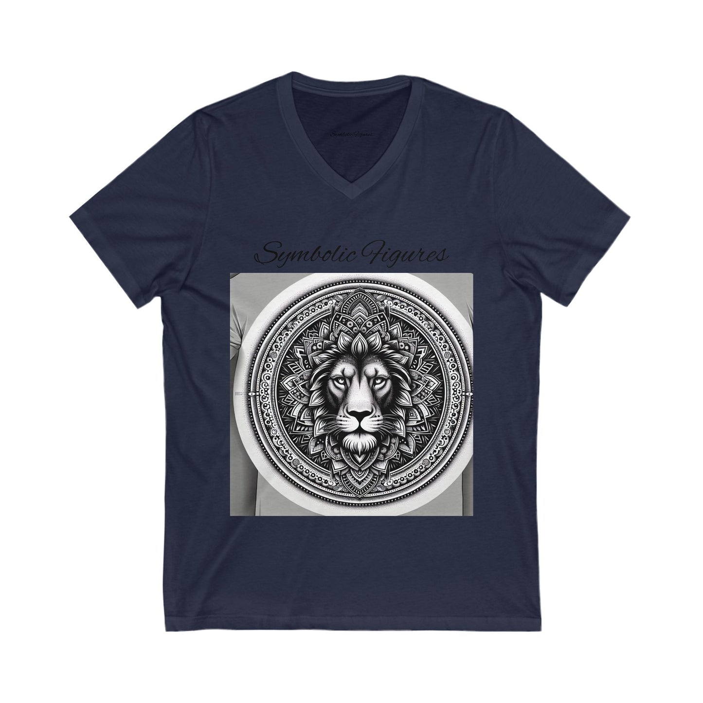V-Neck Tee | Artistic T-Shirt, Unique Graphic Top, Casual Wear, Gift for Art Lovers, Summer Fashion