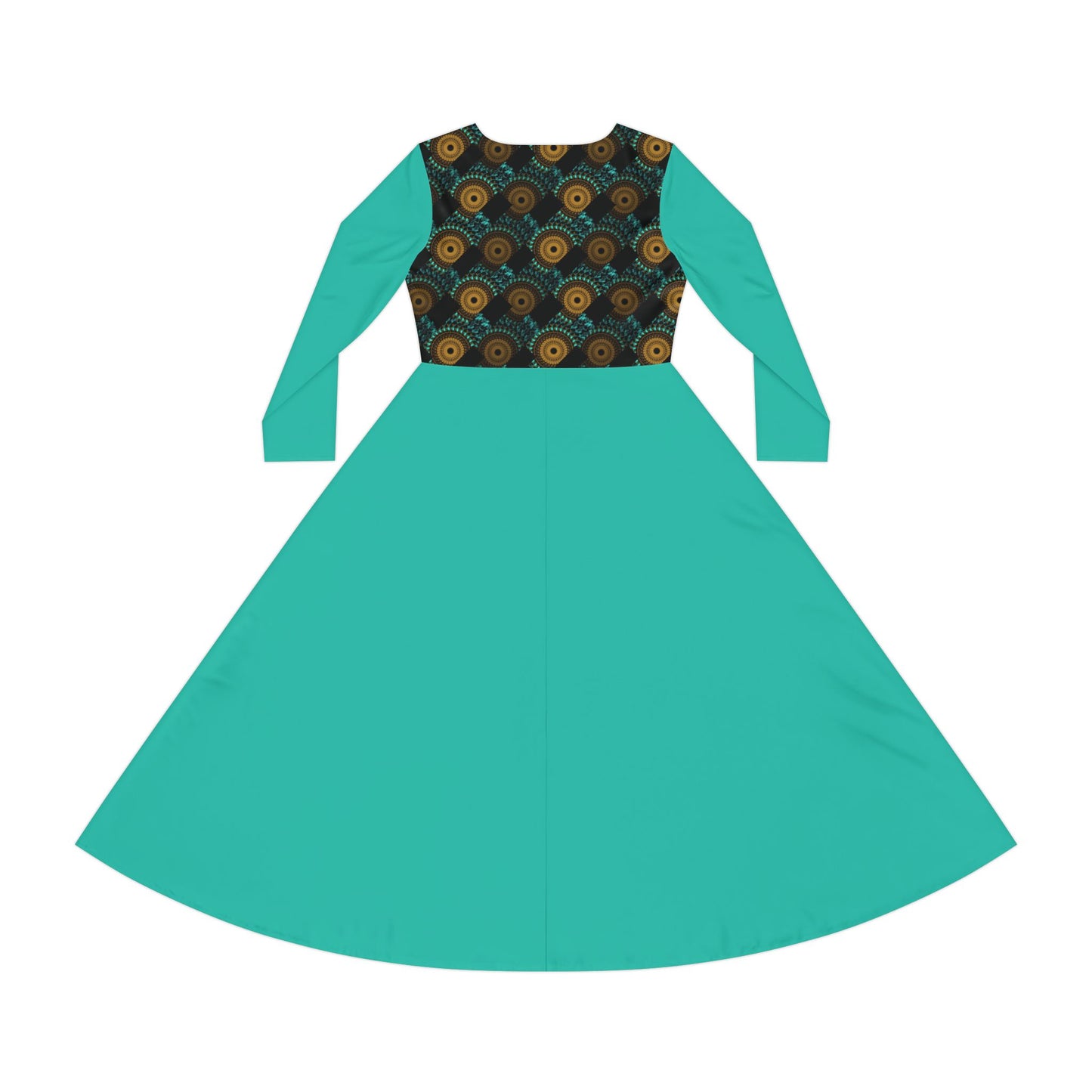Elegant Women's Long Sleeve Dance Dress, Bohemian Fashion, Unique Dancewear, Party Dress, Special Occasion Outfit, Custom Style