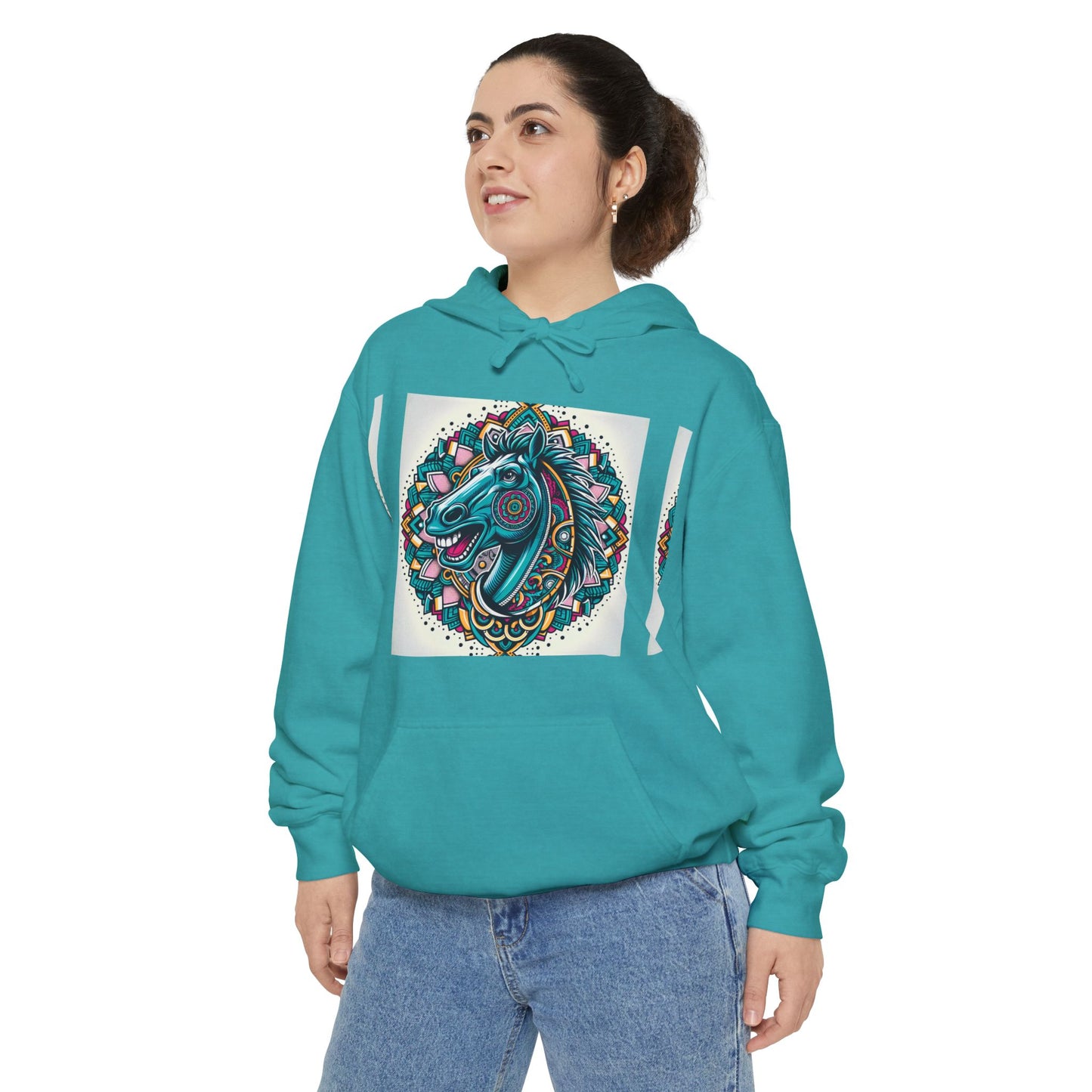 Mustang Design Hoodie, Cozy Unisex Hoodie, Gift for Him/Her, Stylish Casual Wear, Cool Streetwear