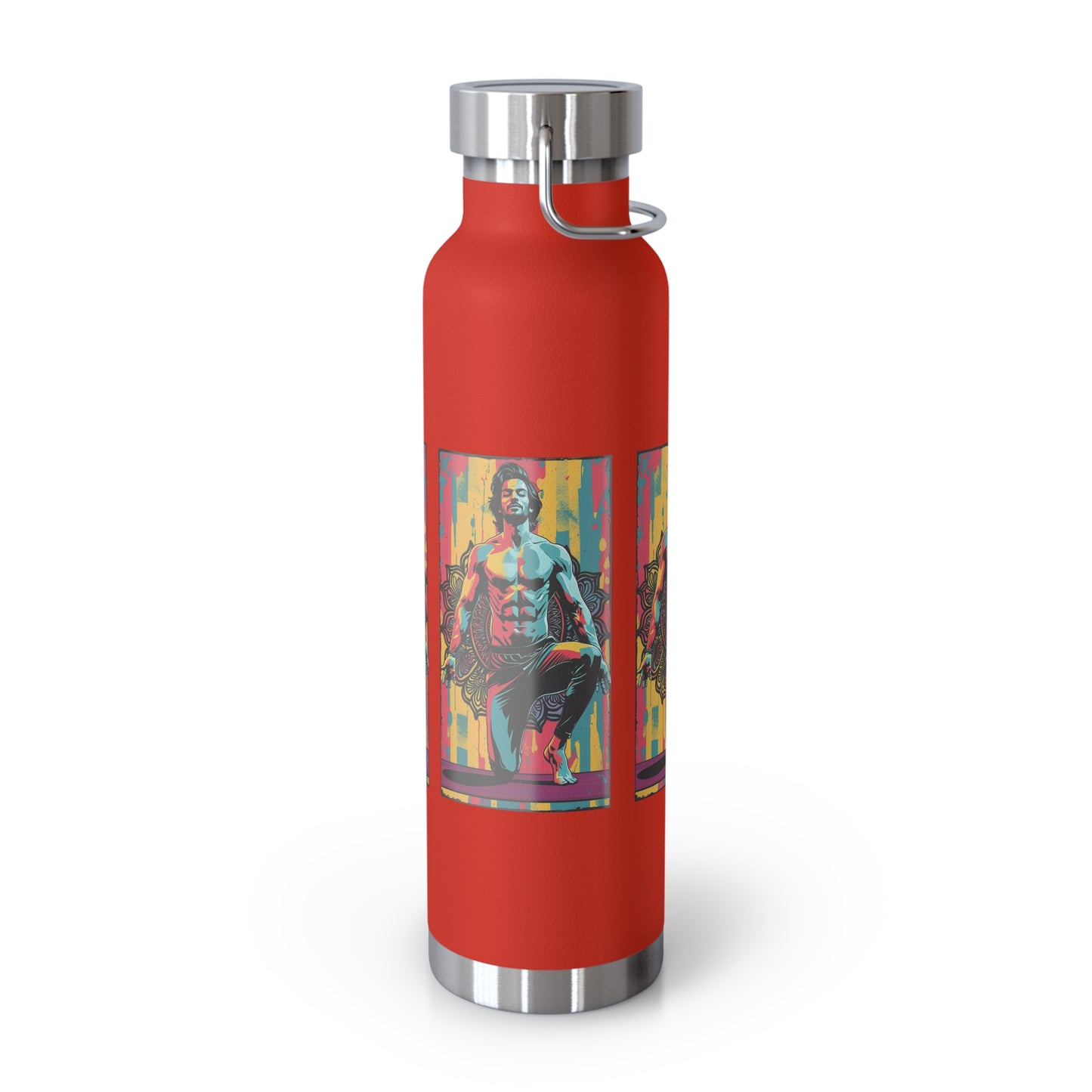 Colorful Insulated Water Bottle - 22oz - Perfect for Fitness, Travel, Hydration, Gifts & Eco-Conscious Living