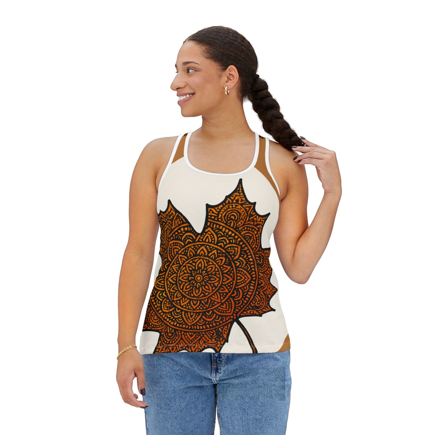 Mandala Leaf Fall Women's Tank Top