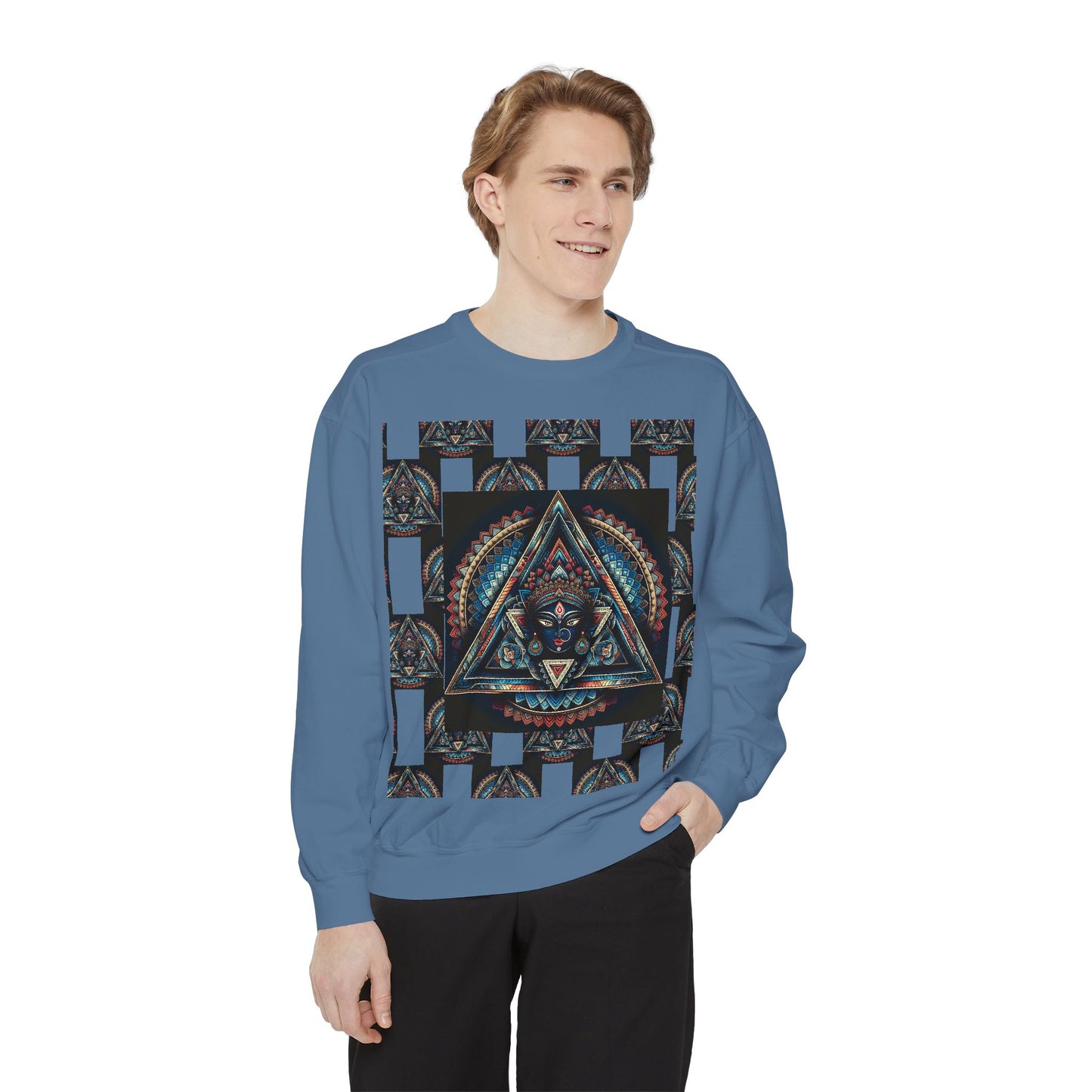 Bohemian Graphic Sweatshirt - Unisex Cozy Fashion, Perfect Gift for Yoga Lovers, Art Enthusiasts, Casual Wear, Festival Apparel