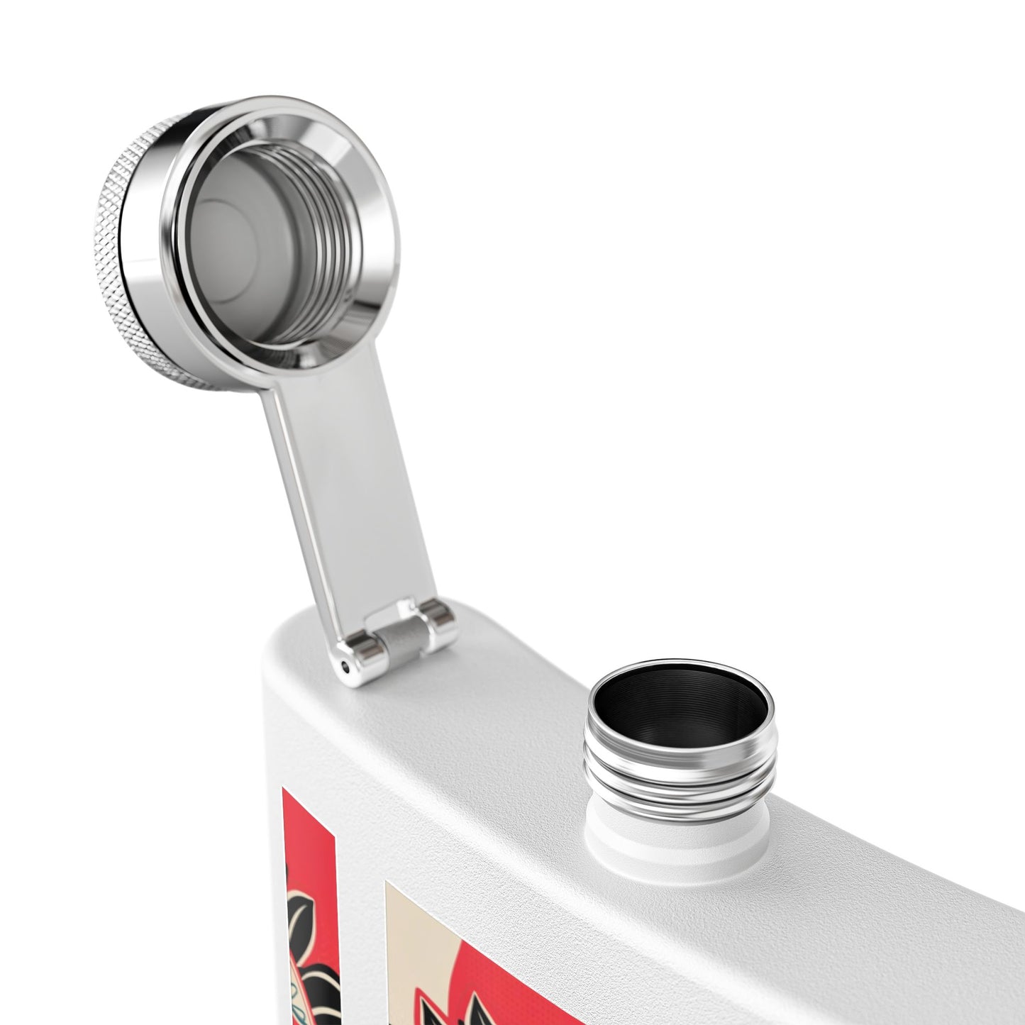 Colorful Yoga Stainless Steel Flask - Perfect for Meditation, Travel, Gifts, Outdoor Adventures, or Celebrations