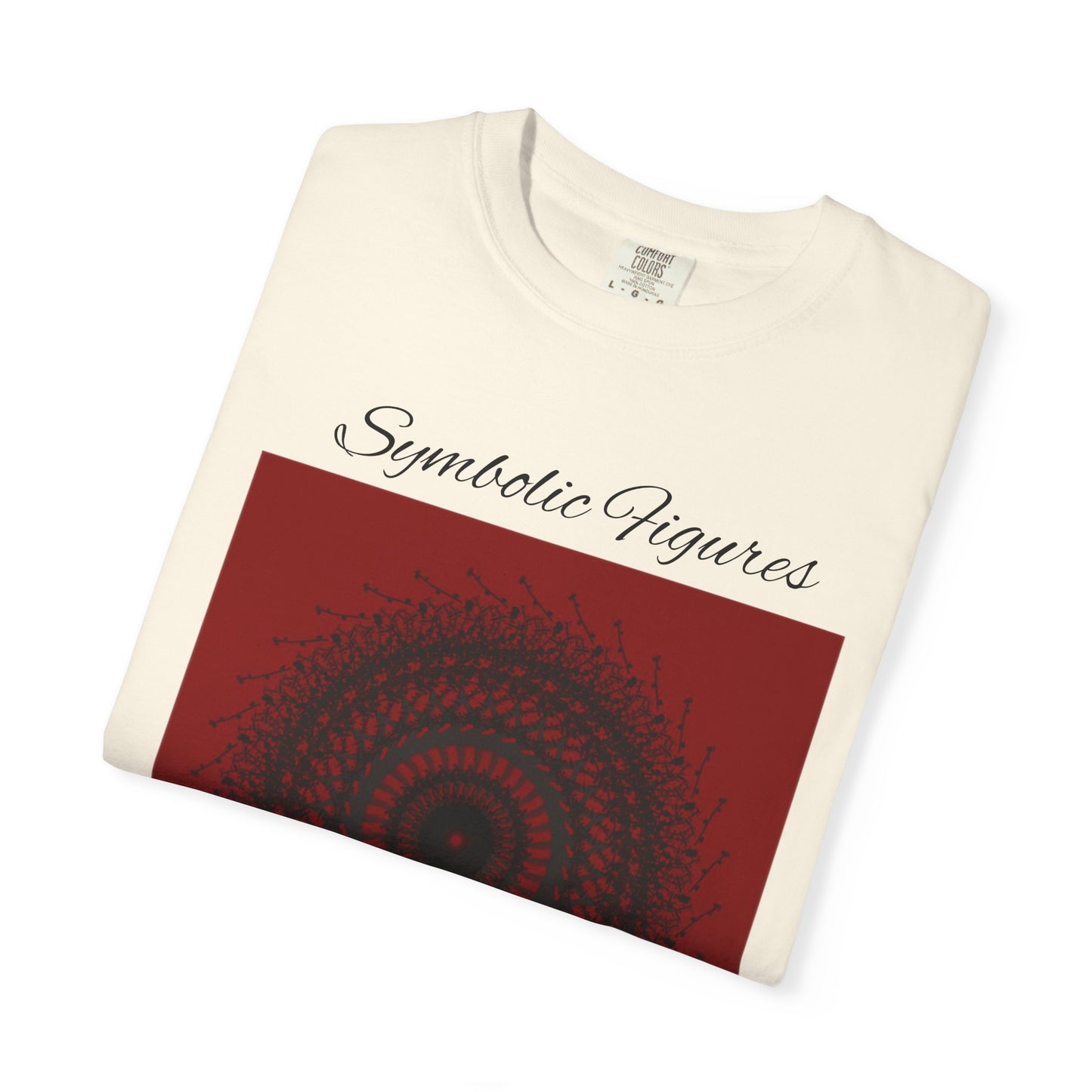Symbolic Figures Unisex Garment-Dyed T-Shirt - Bohemian Style for Art Lovers