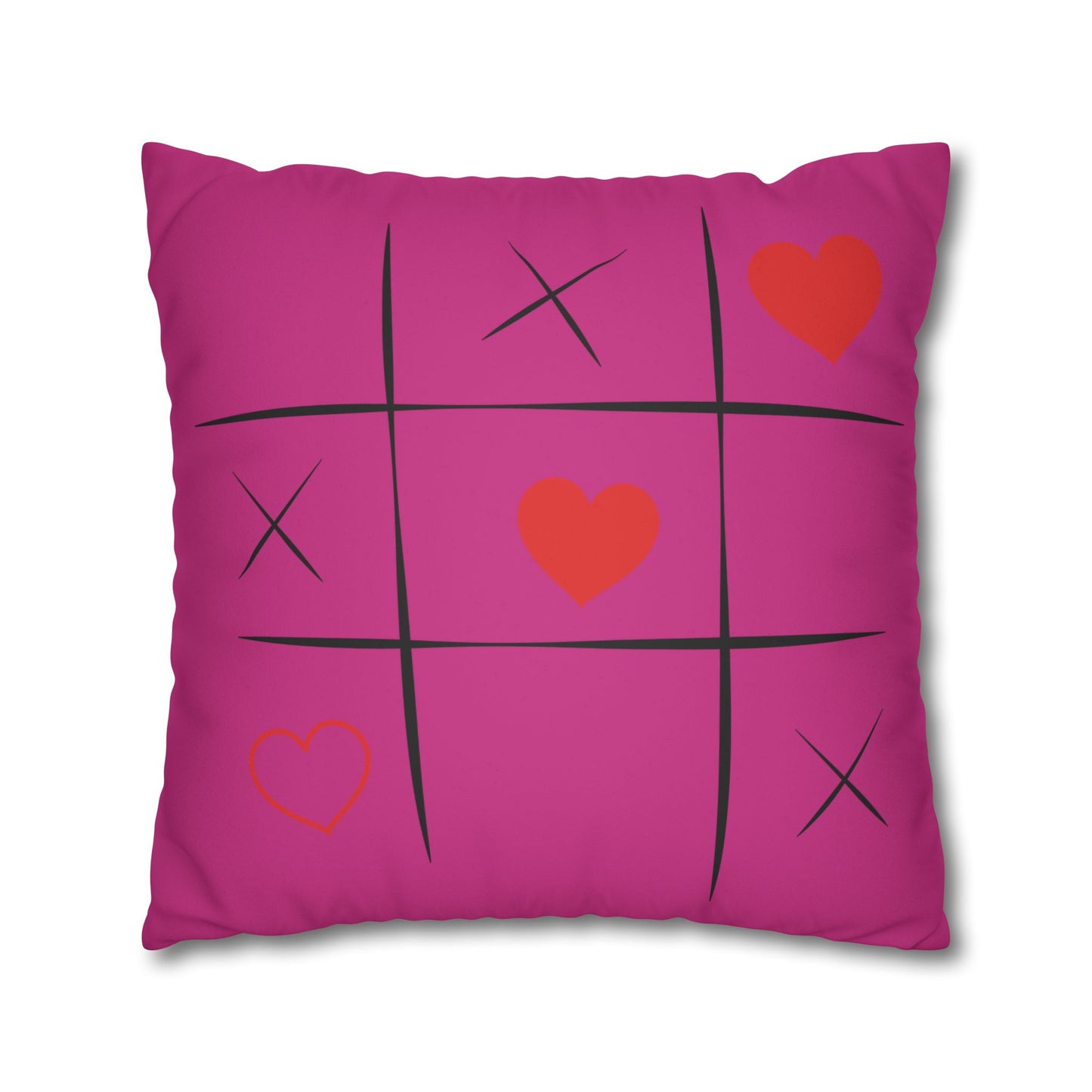Wild Hearts Don't Break Faux Suede Pillowcase – Boho Decor for Heartfelt Spaces
