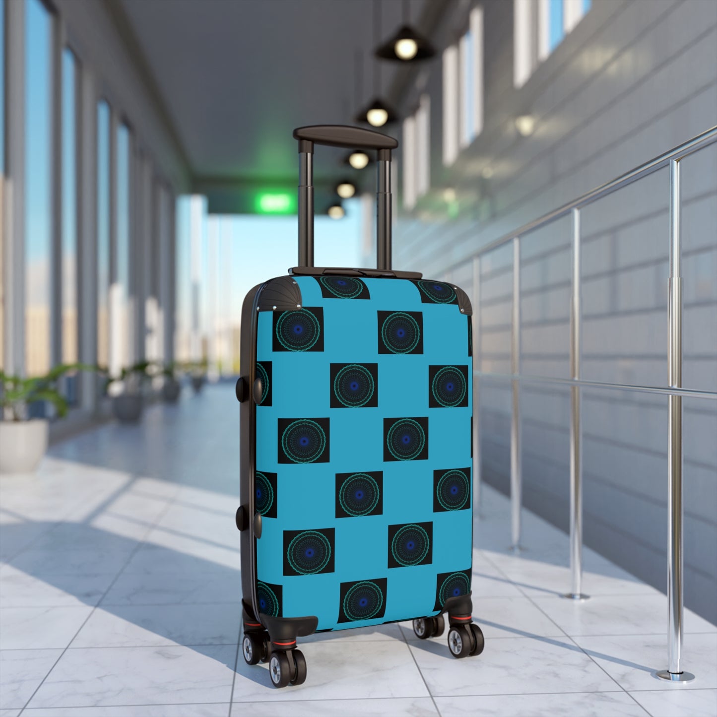 Vibrant Travel Suitcase, Unique Pattern Carry-On, Stylish Luggage for Travelers, Travel Accessories, Gift for Adventurers