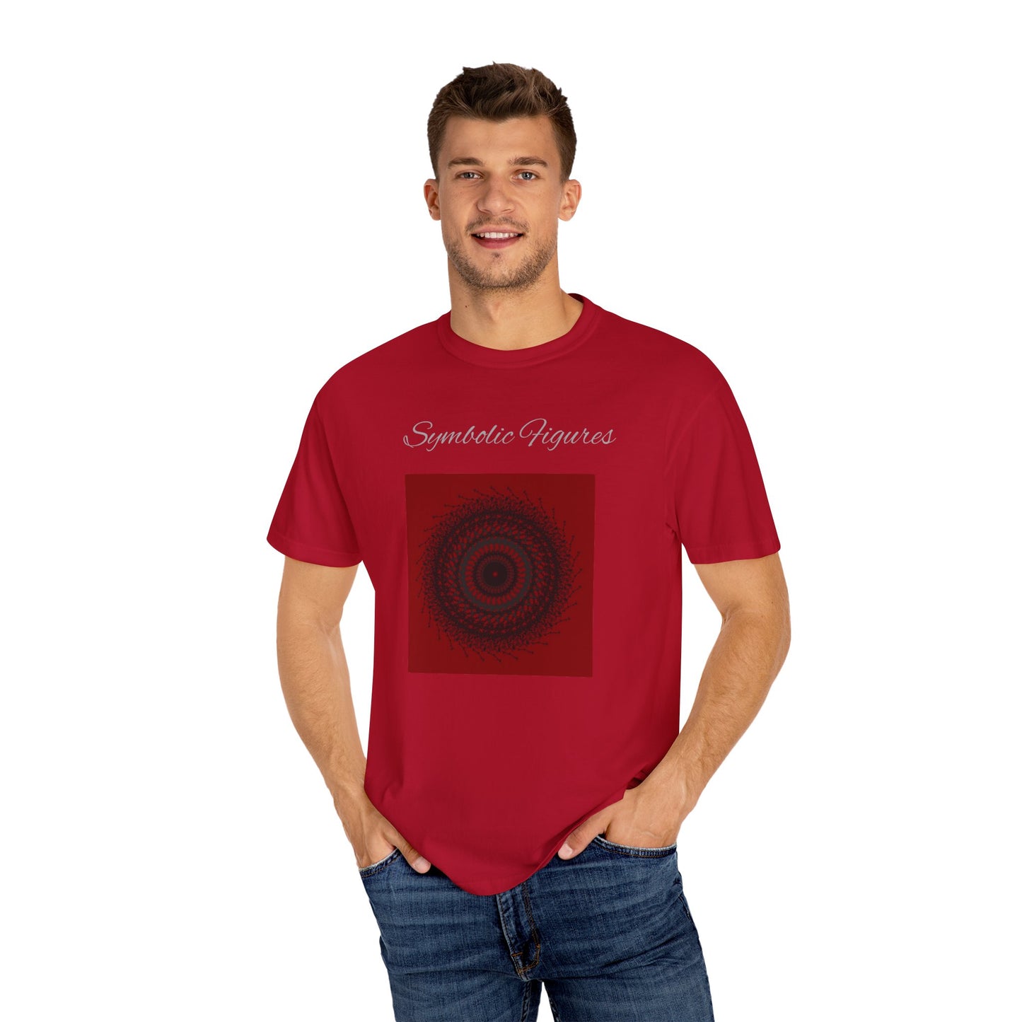 Red Mandala Inspired T-Shirt