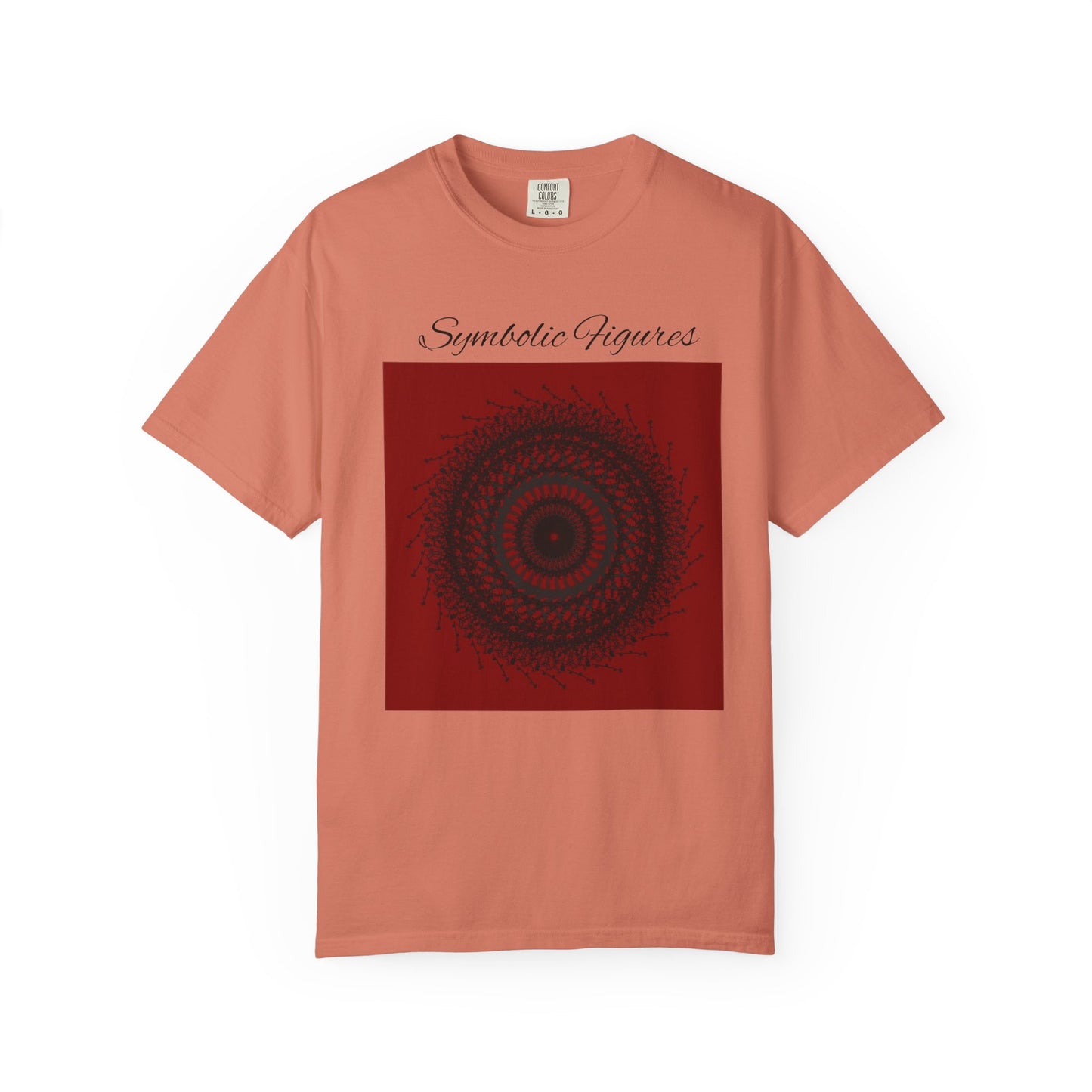 Symbolic Figures Unisex Garment-Dyed T-Shirt - Bohemian Style for Art Lovers