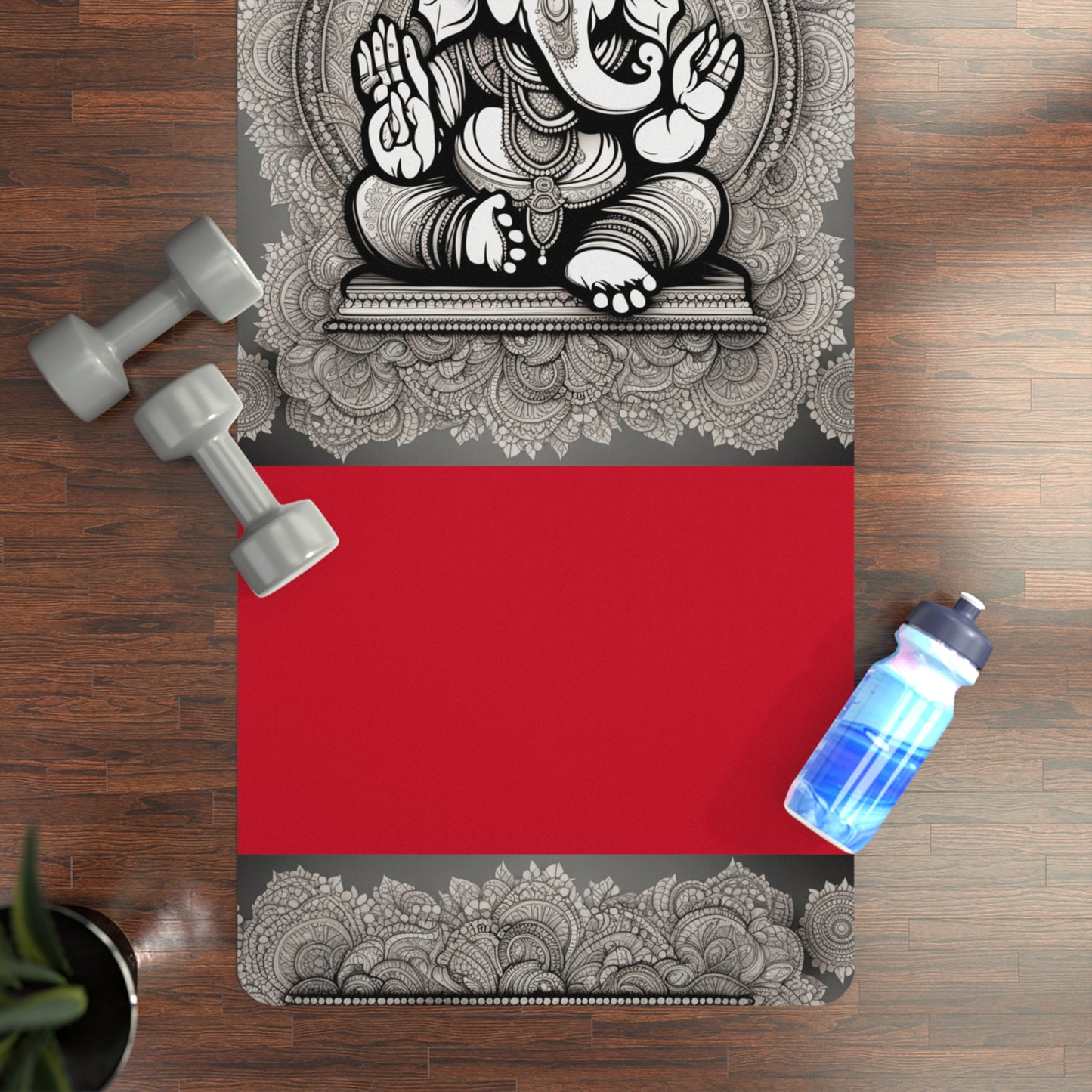 Yoga Mat - Ganesha Mandala Inspired