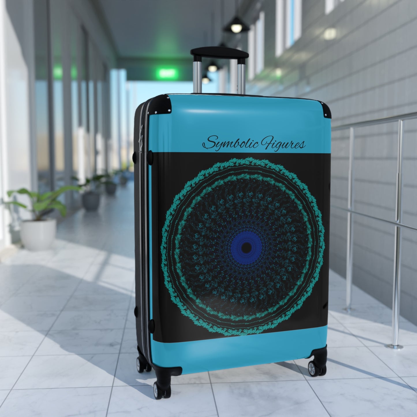 Stylish Travel Suitcase - Mandala Design, Luggage, Travel Accessories, Gift for Travelers, Unique Carry-On
