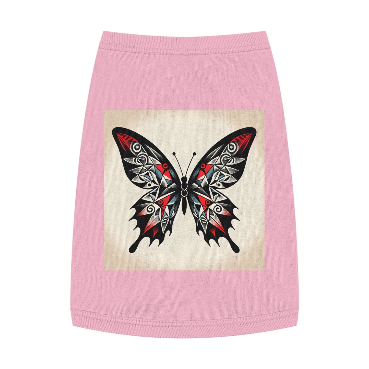 Butterfly Pet Tank Top, Summer Pet Apparel, Cute Dog Shirt, Stylish Cat Tank, Pet Gift for Warm Days, Pet Fashion