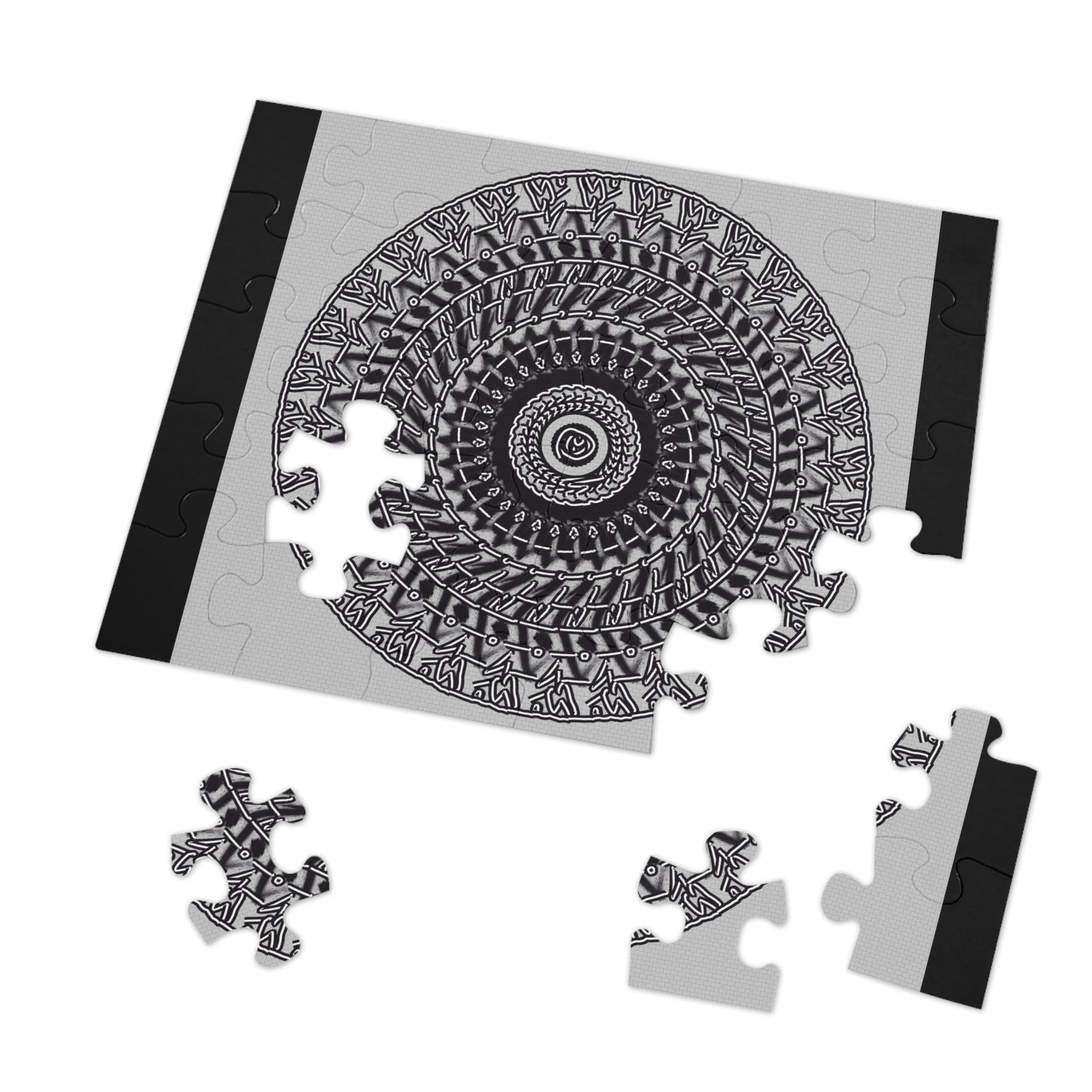 Jigsaw Puzzle with Tin
