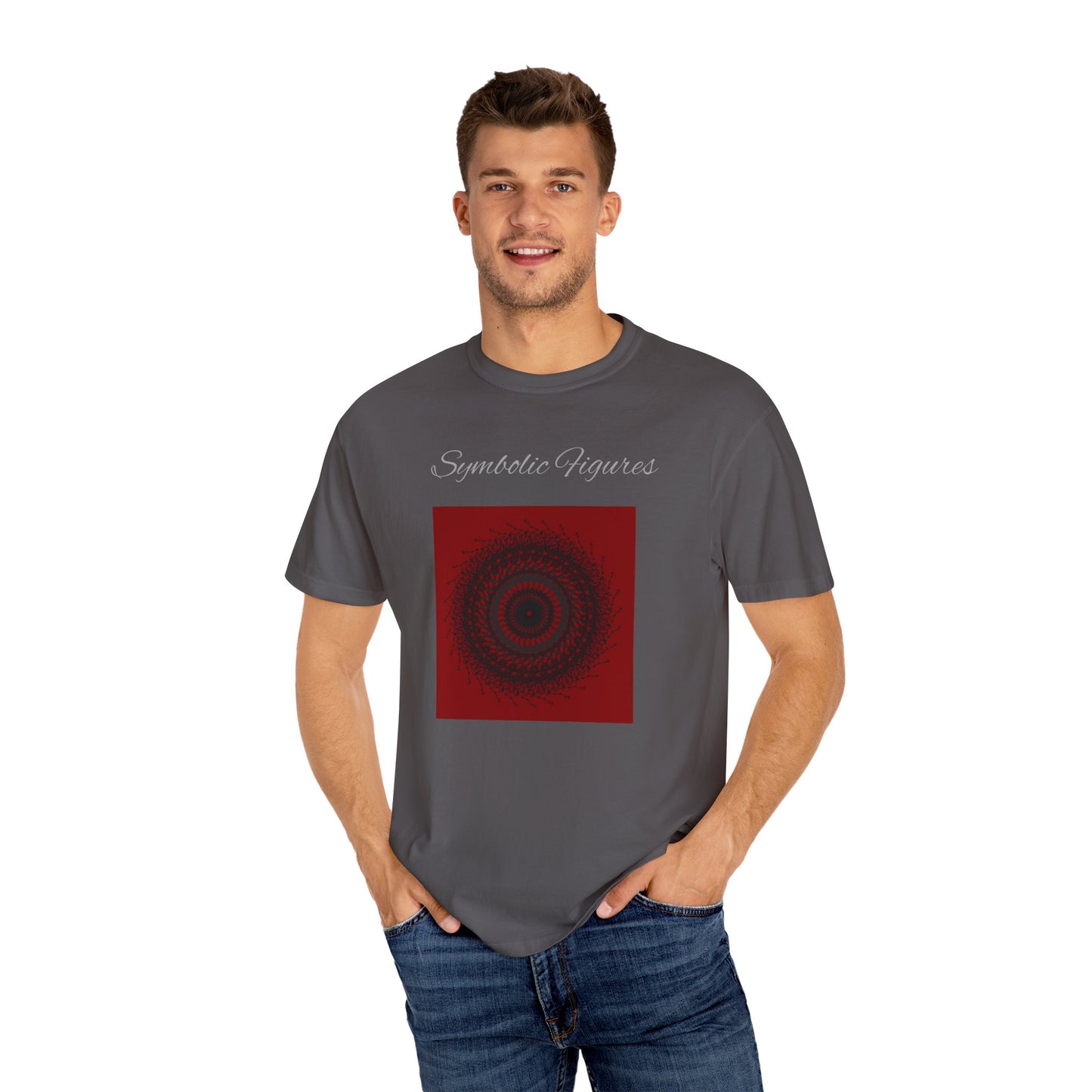 Red Mandala Inspired T-Shirt