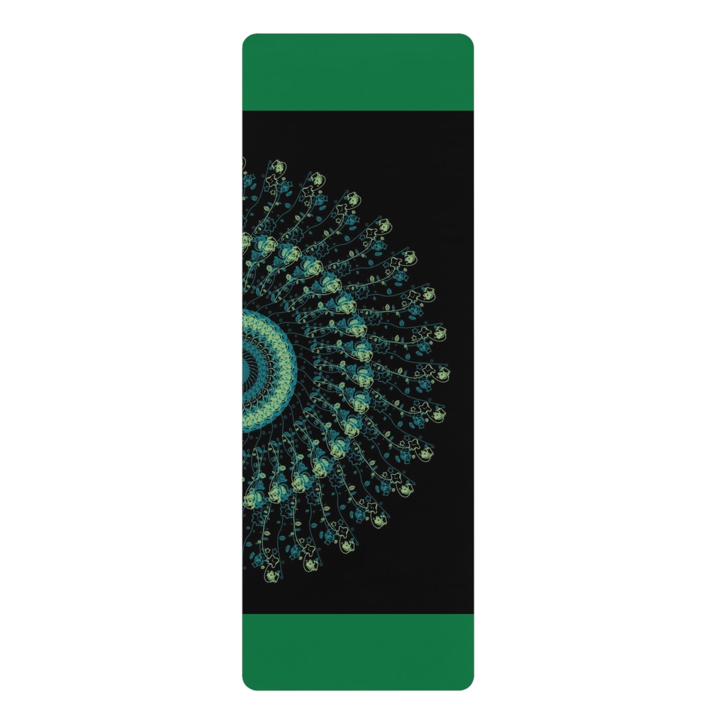 Mandala Pattern Rubber Yoga Mat | Non-Slip Exercise Mat for Yoga and Fitness