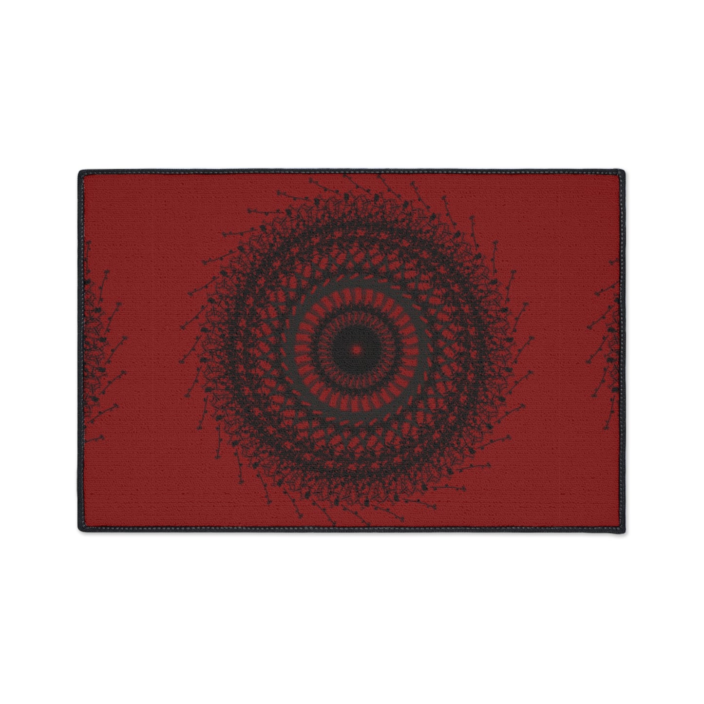 Stylish Heavy Duty Floor Mat with Mandala Design - Durable Home Decor