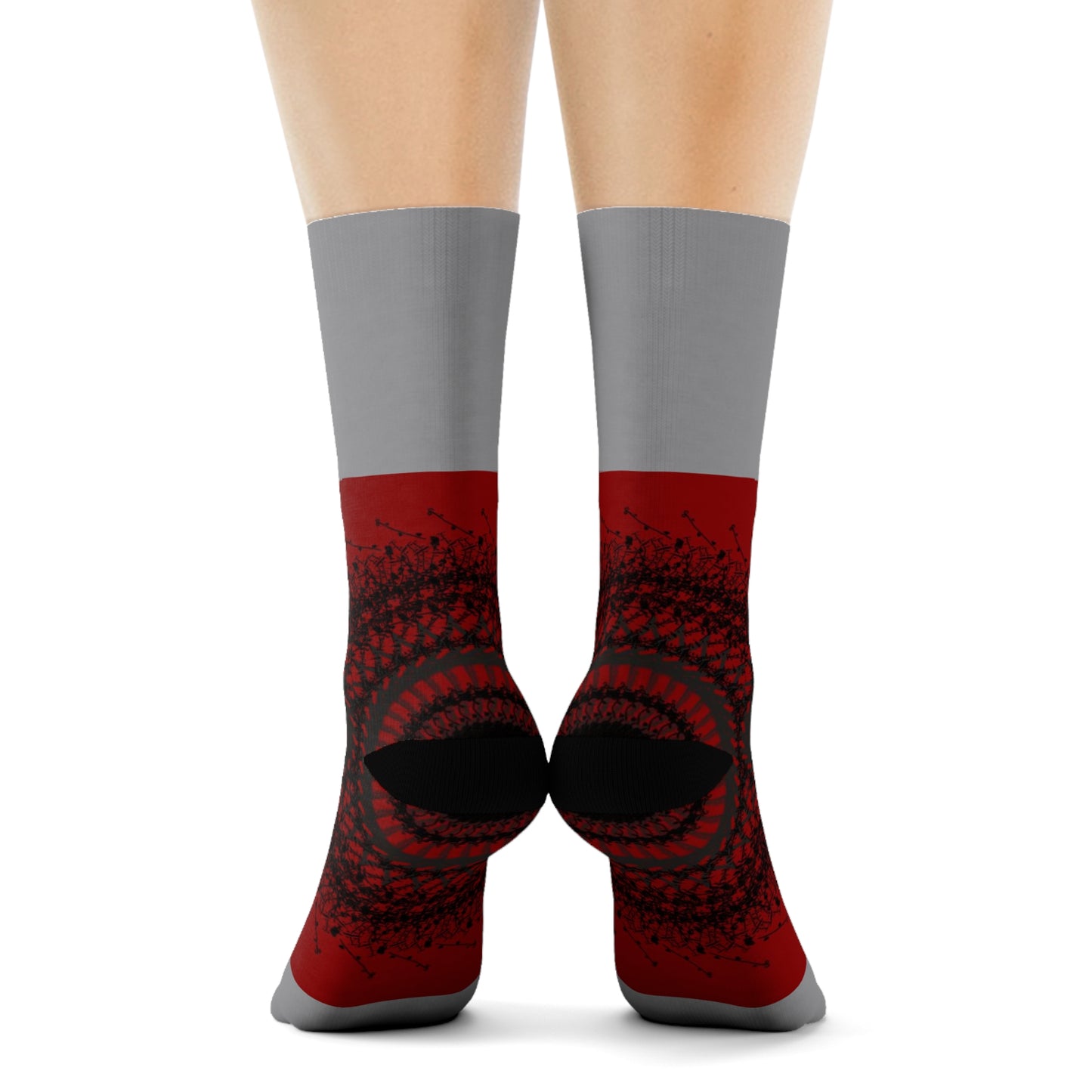 Unique Mandala Pattern Crew Socks for Comfort & Style