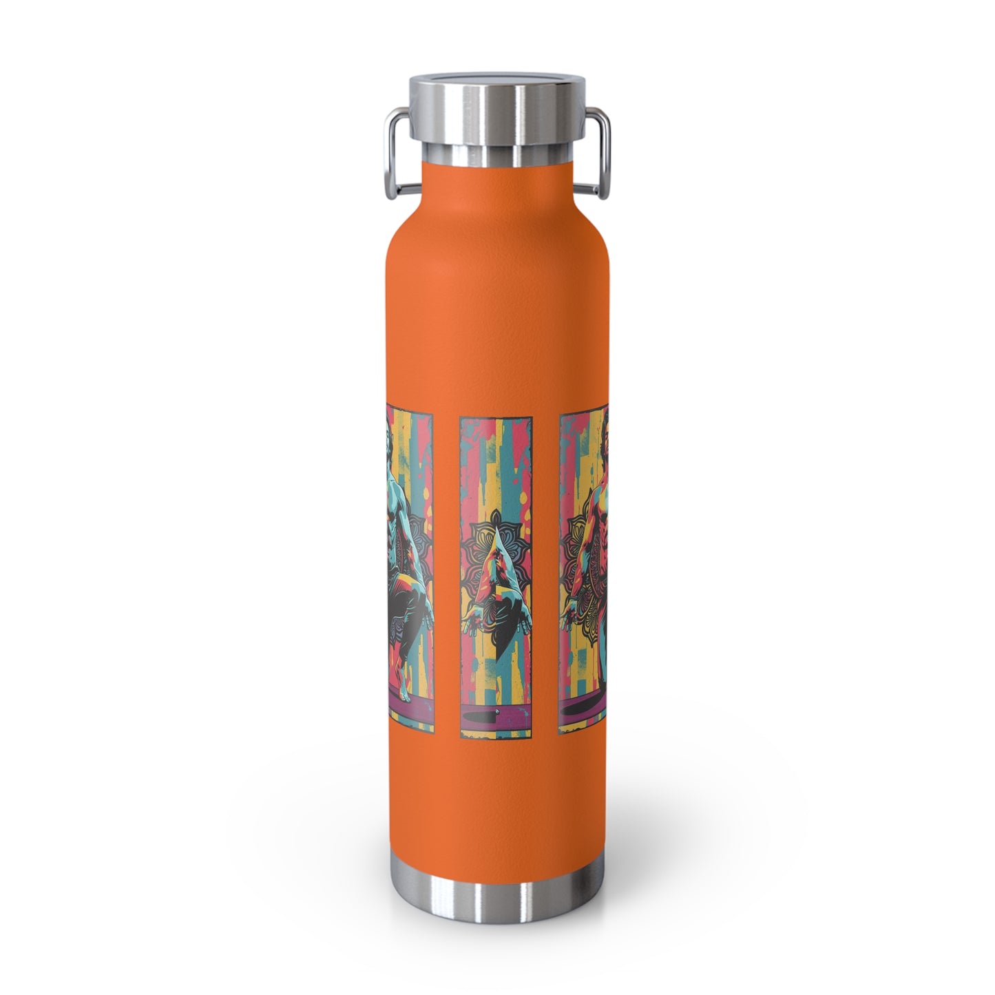 Colorful Insulated Water Bottle - 22oz - Perfect for Fitness, Travel, Hydration, Gifts & Eco-Conscious Living