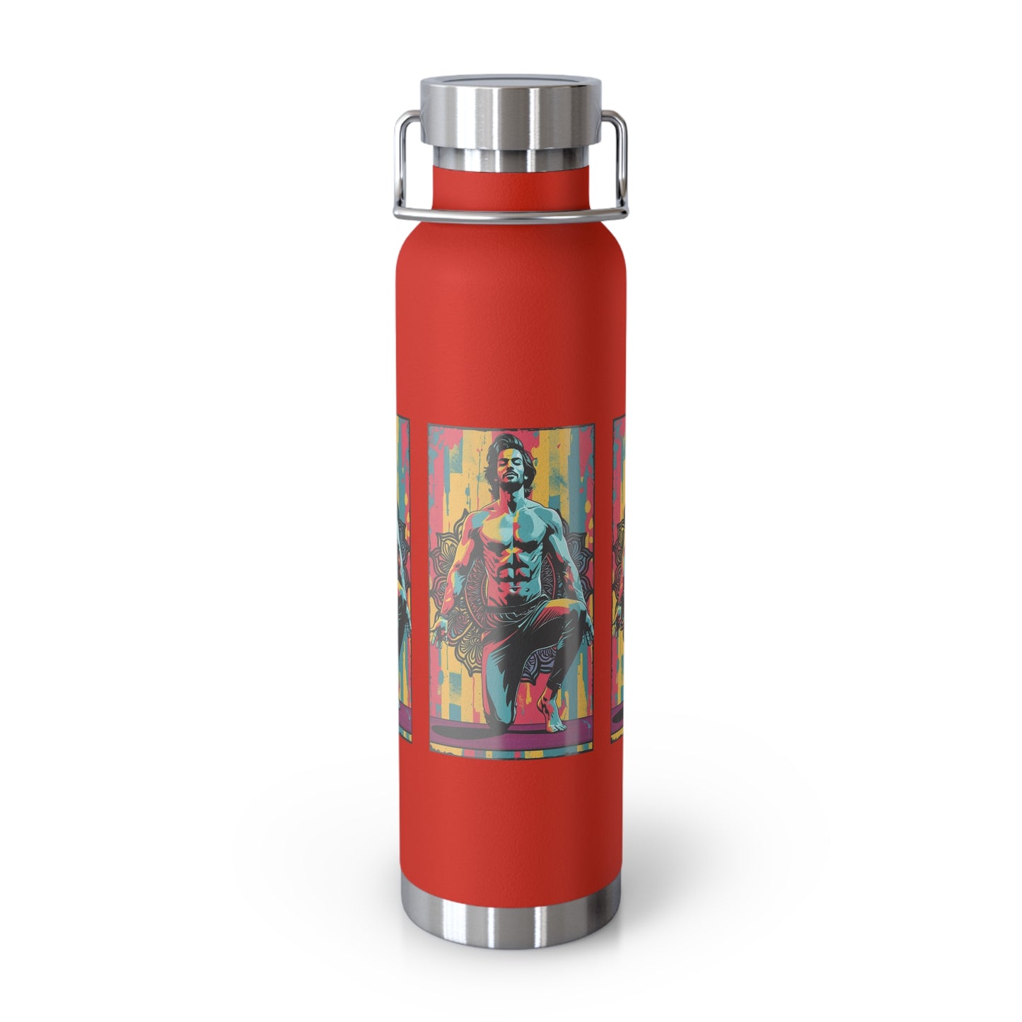 Colorful Insulated Water Bottle - 22oz - Perfect for Fitness, Travel, Hydration, Gifts & Eco-Conscious Living