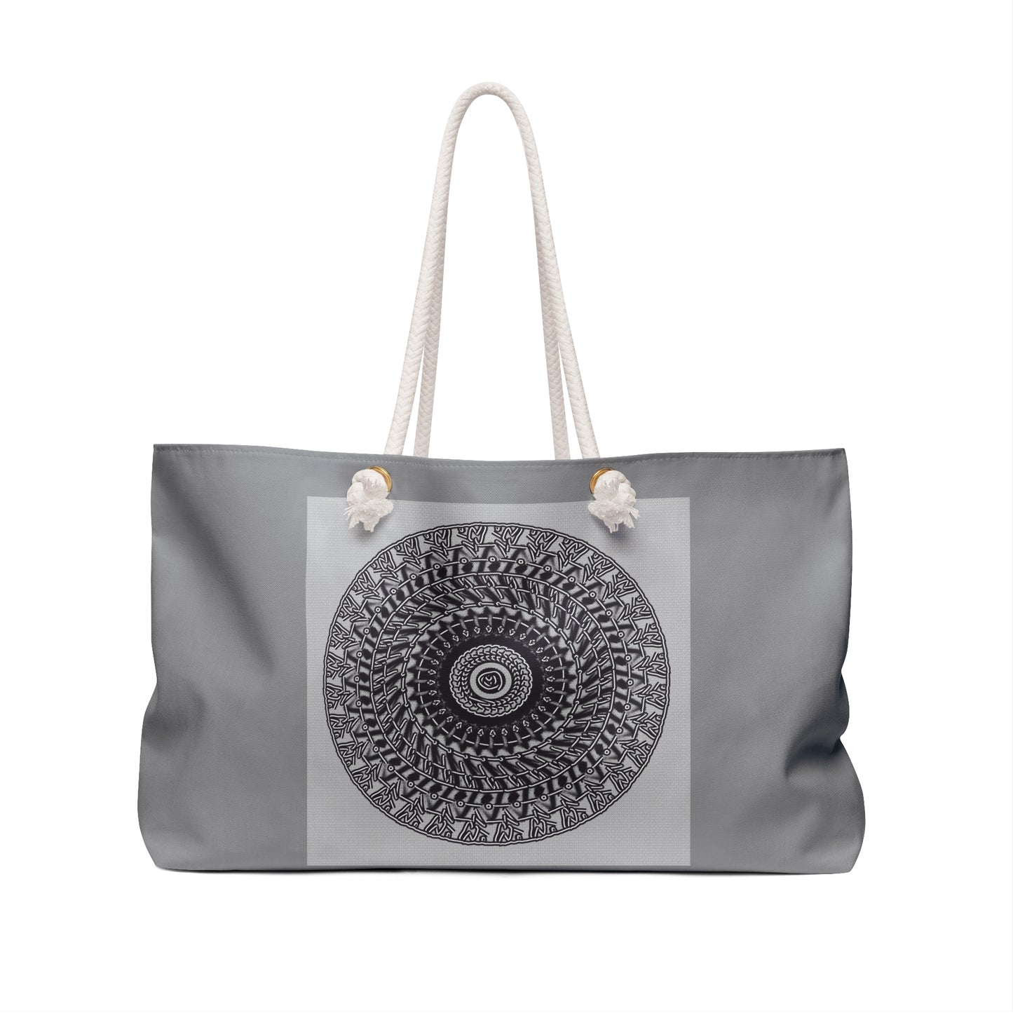 Chic Mandala Weekender Bag - Stylish Tote for Travel & Getaways