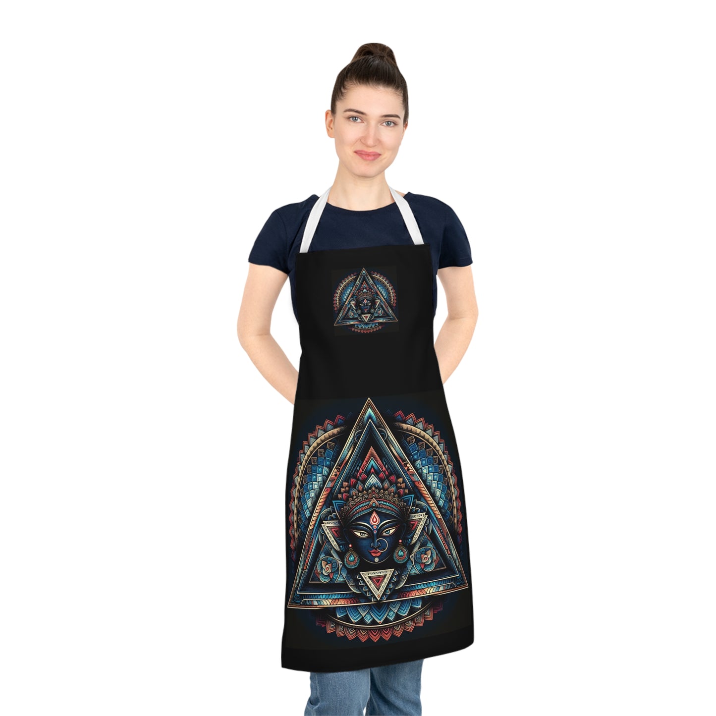 Artistic Adult Apron, Chef Apron, Bohemian Kitchenware, Unique Gift for Cooks, Kitchen Decor, Festival Cooking
