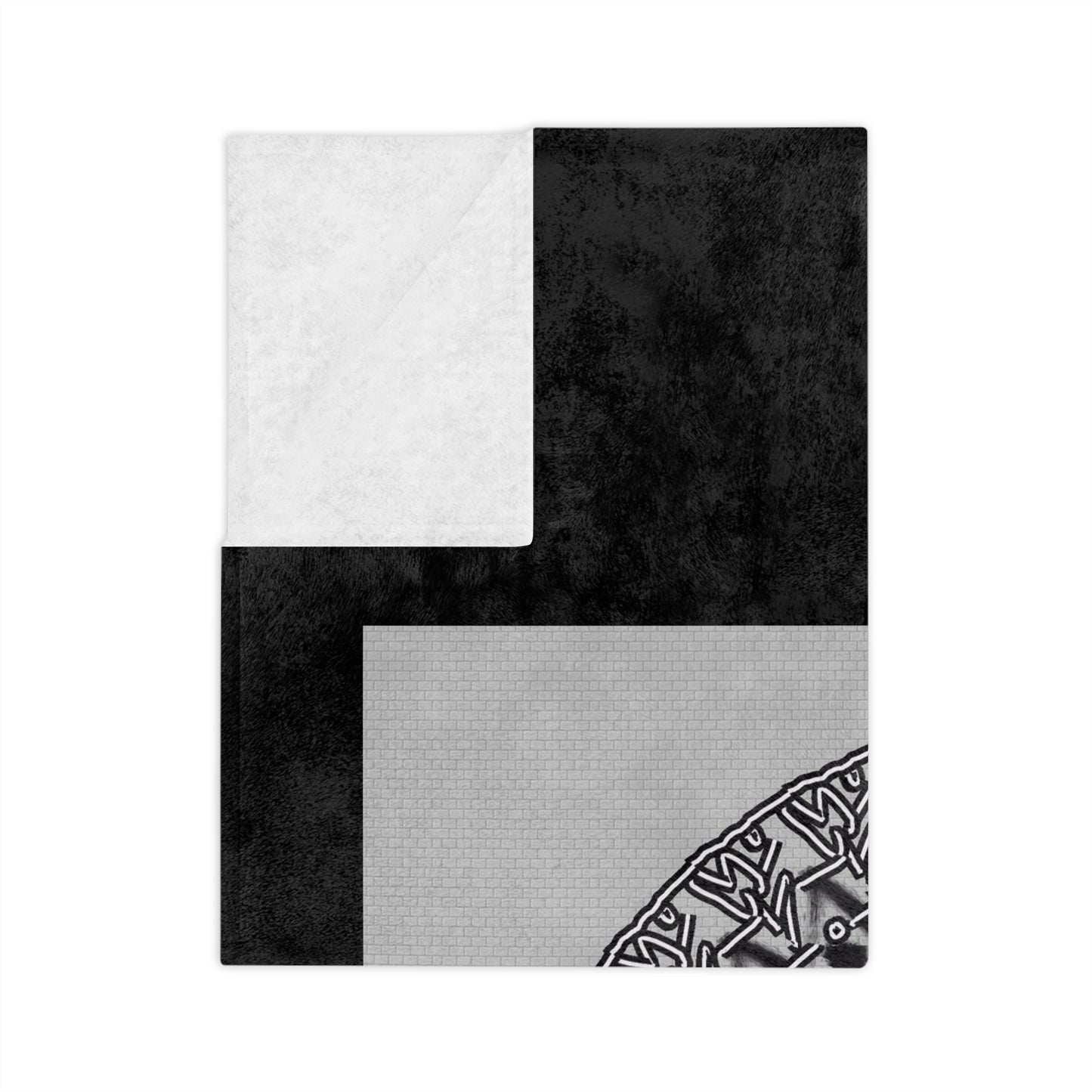 Cozy Mandala Velveteen Microfiber Blanket - Perfect for Home Decor & Gifting