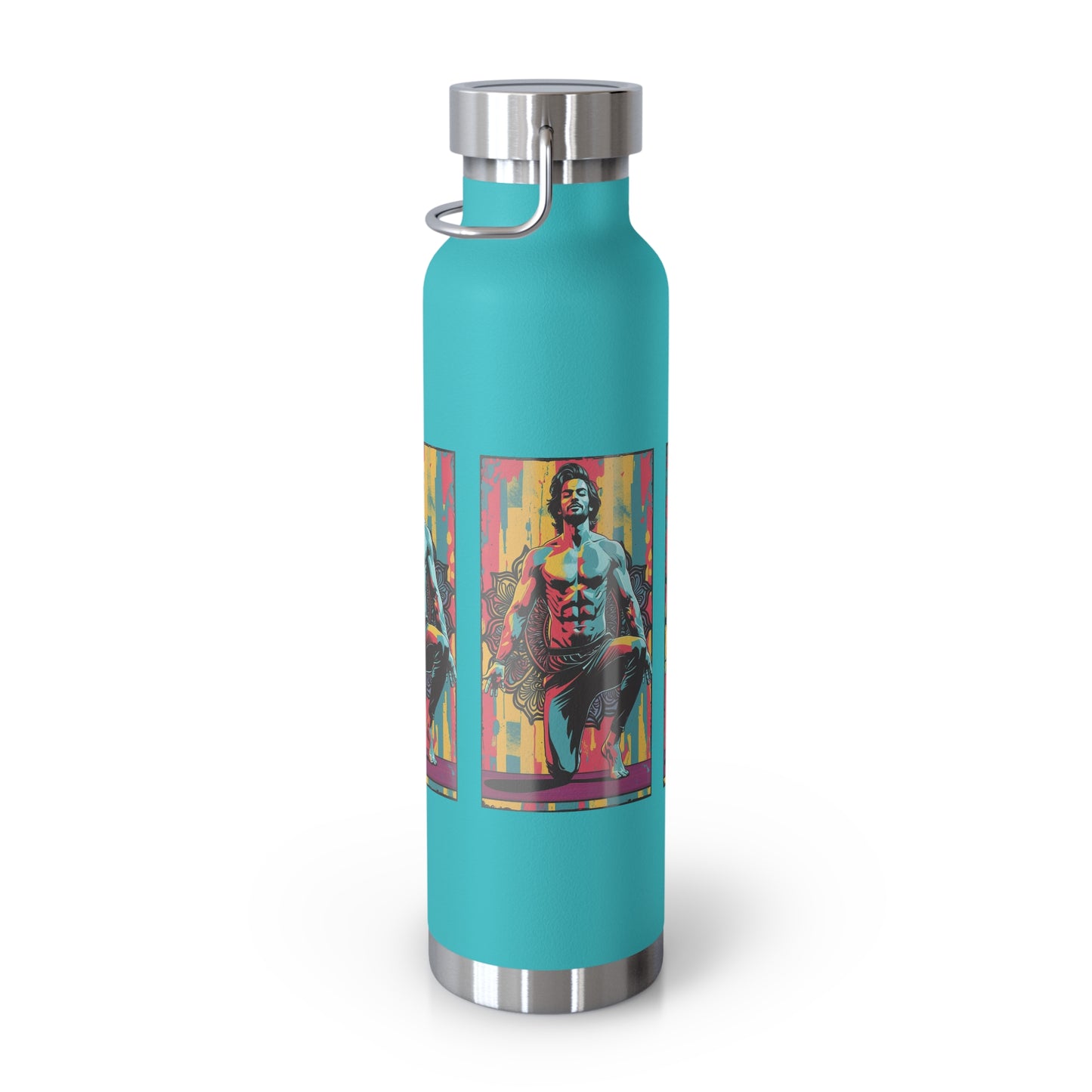 Colorful Insulated Water Bottle - 22oz - Perfect for Fitness, Travel, Hydration, Gifts & Eco-Conscious Living