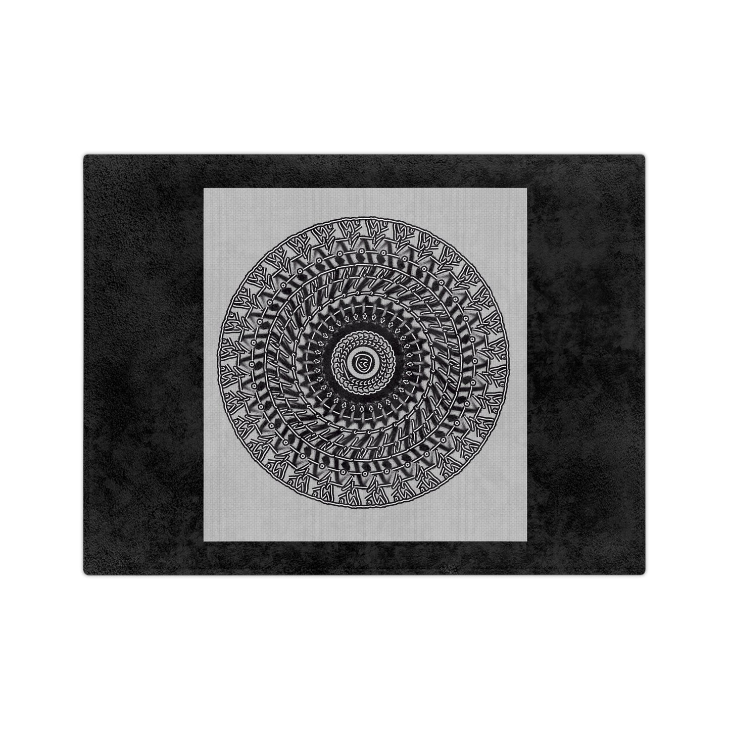 Cozy Mandala Velveteen Microfiber Blanket - Perfect for Home Decor & Gifting